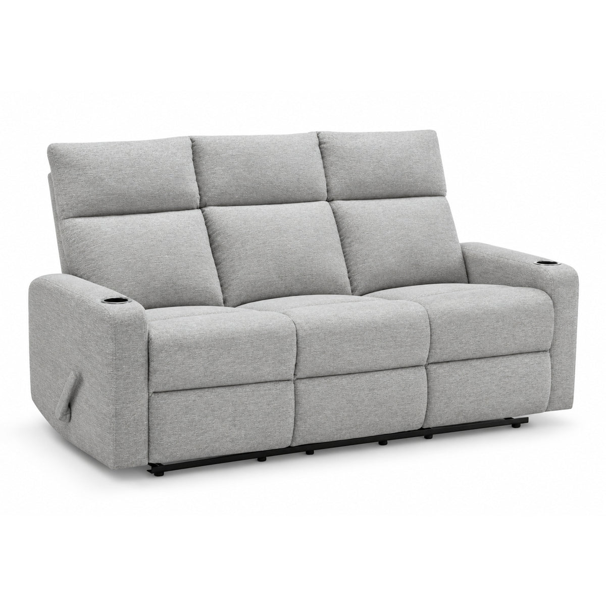 Théo - Sofa Inclinable - Gris Pâle