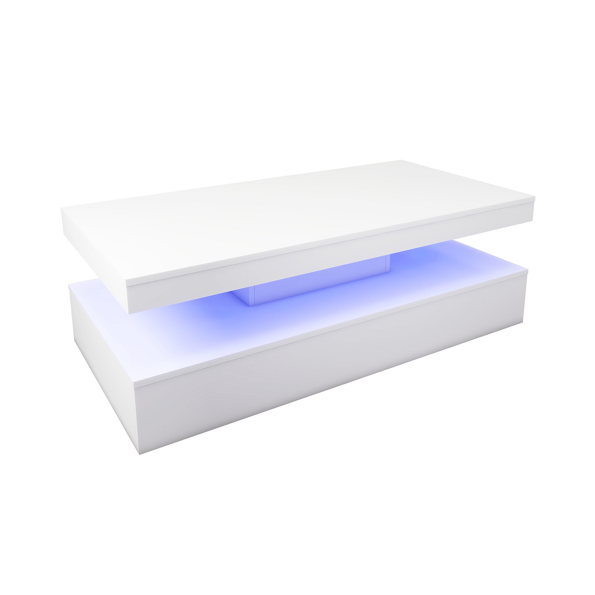 Lana - LED Coffee Table - Glossy White