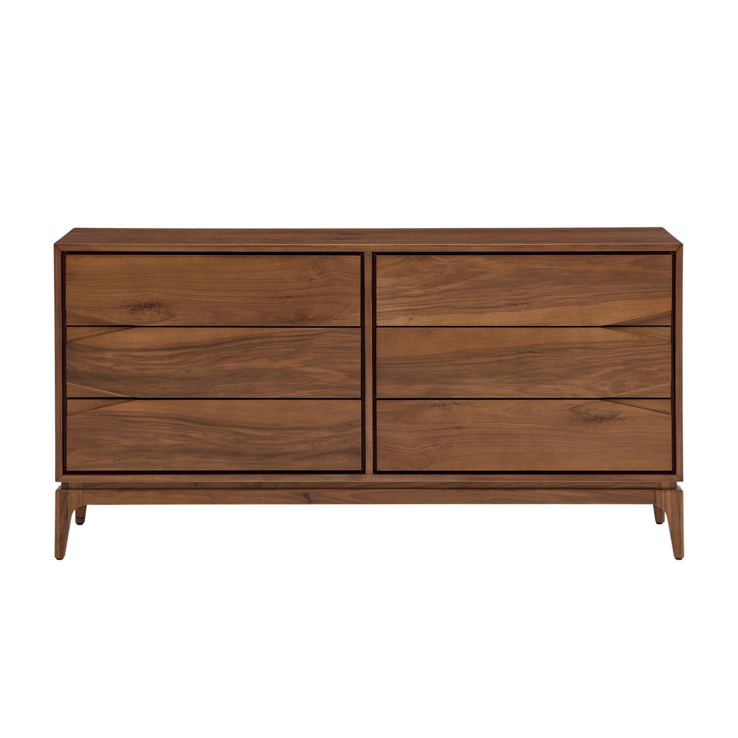 Napoli - 6-Drawer Dresser - Walnut