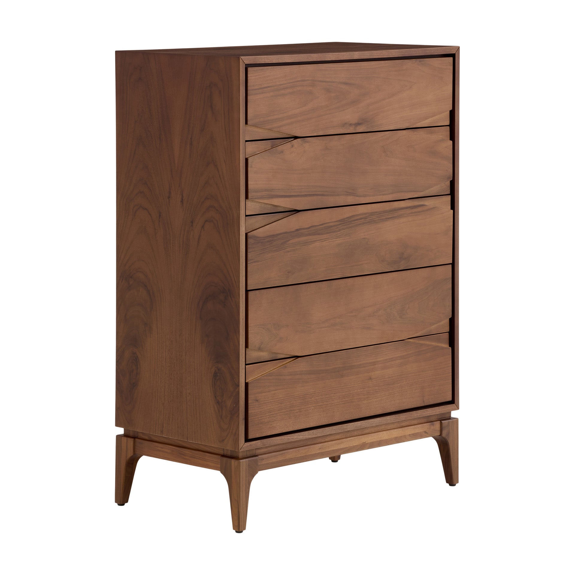 Napoli - 5-Drawer Chest - Walnut