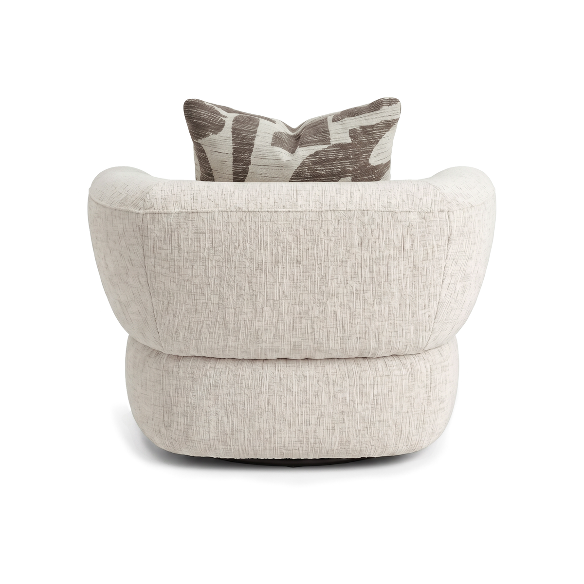 Celine - Swivel Chair - Beige Fabric