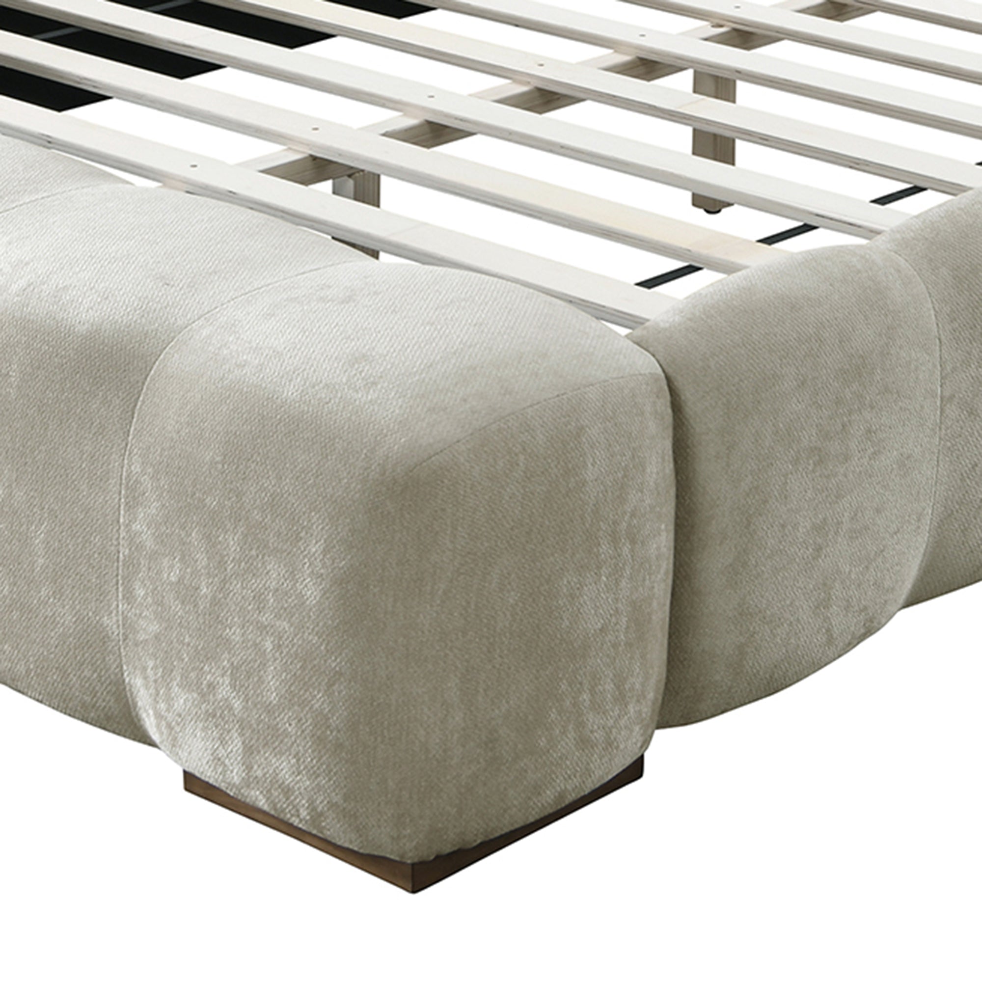 Pasha - Queen Bed - Beige