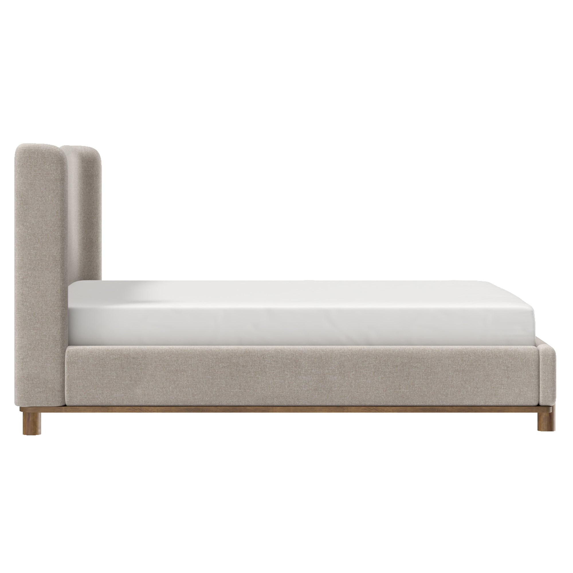 Isadora - King Bed - Dark Beige