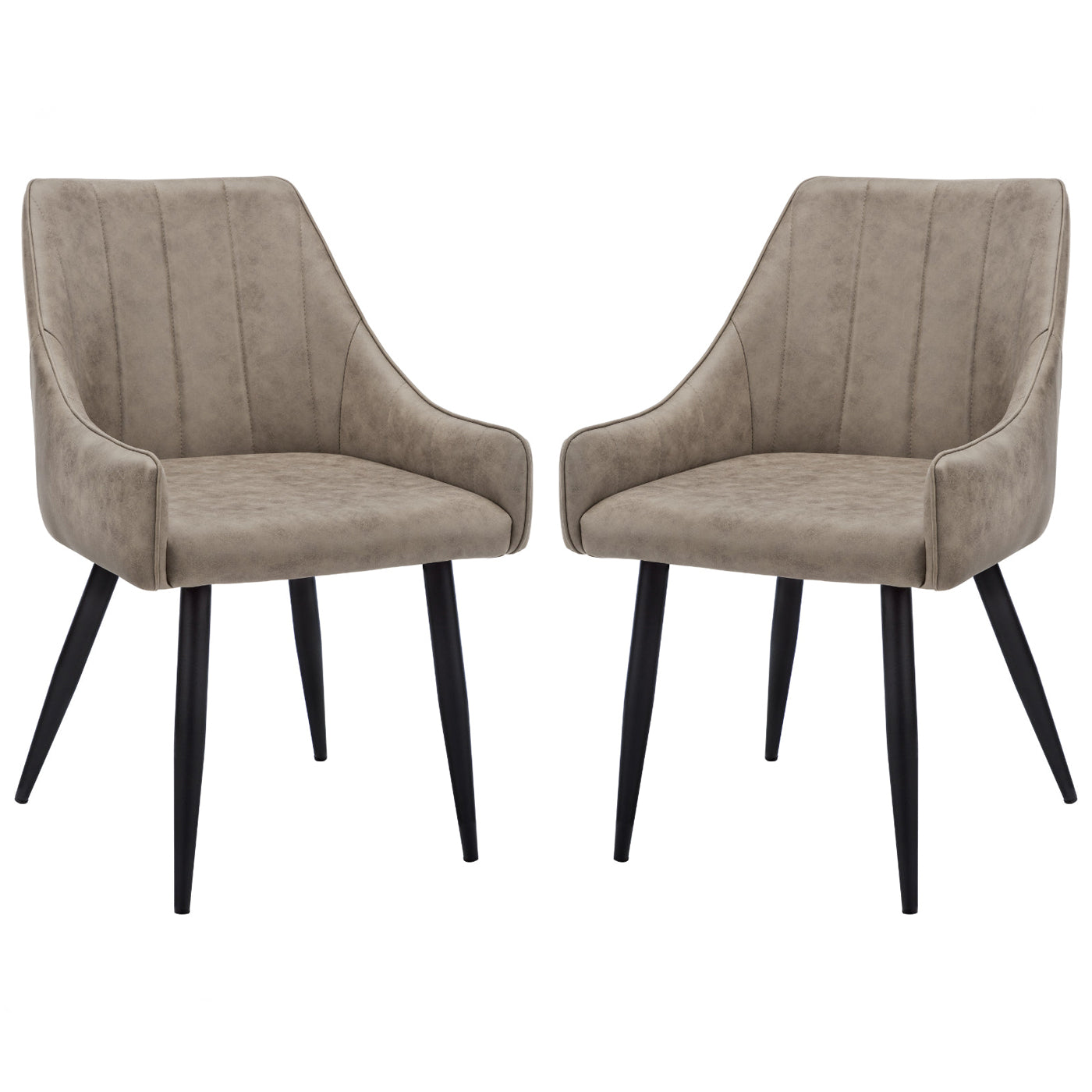 Vera - Dining Chair - Taupe Fabric