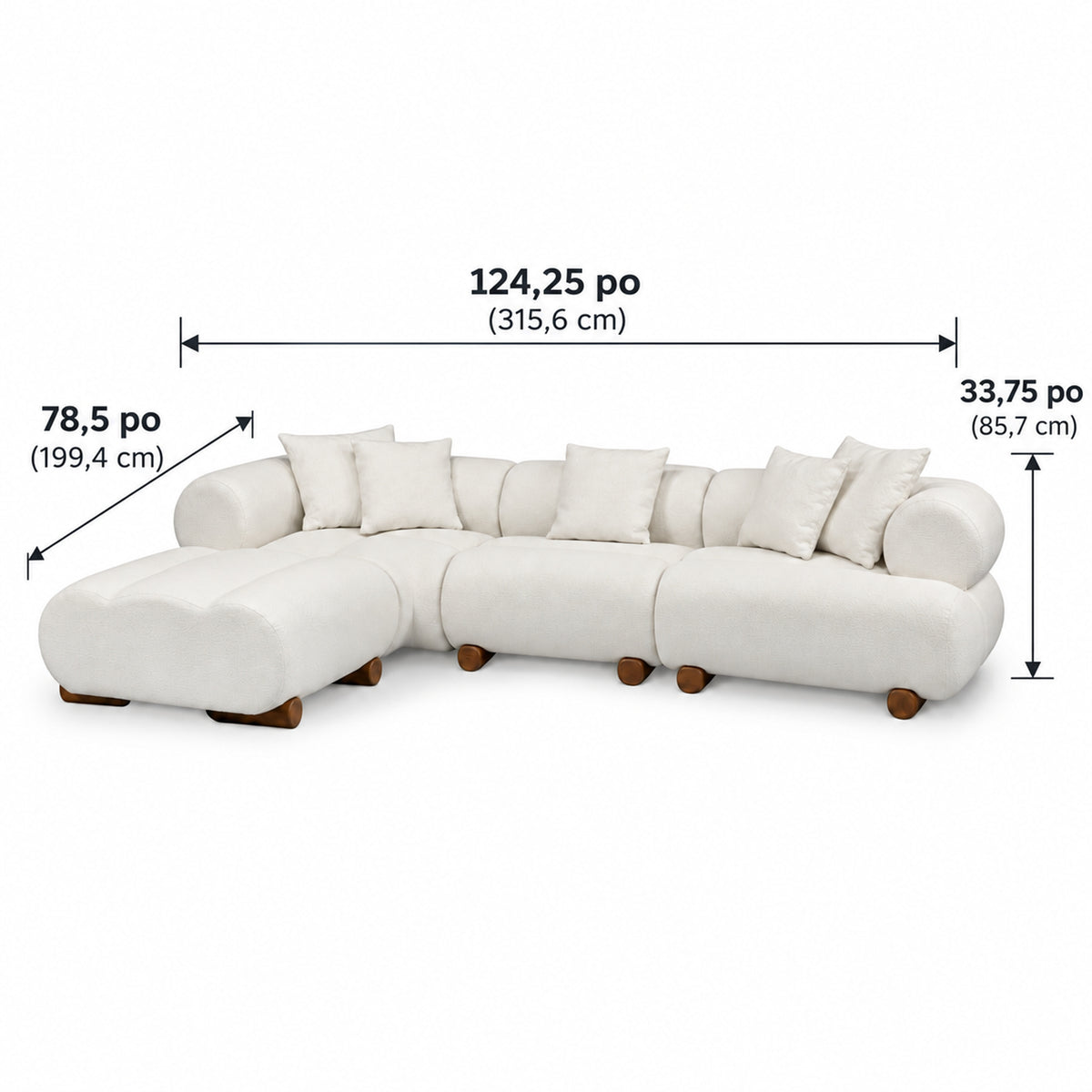 Kenan - Modular Sectional - Cream