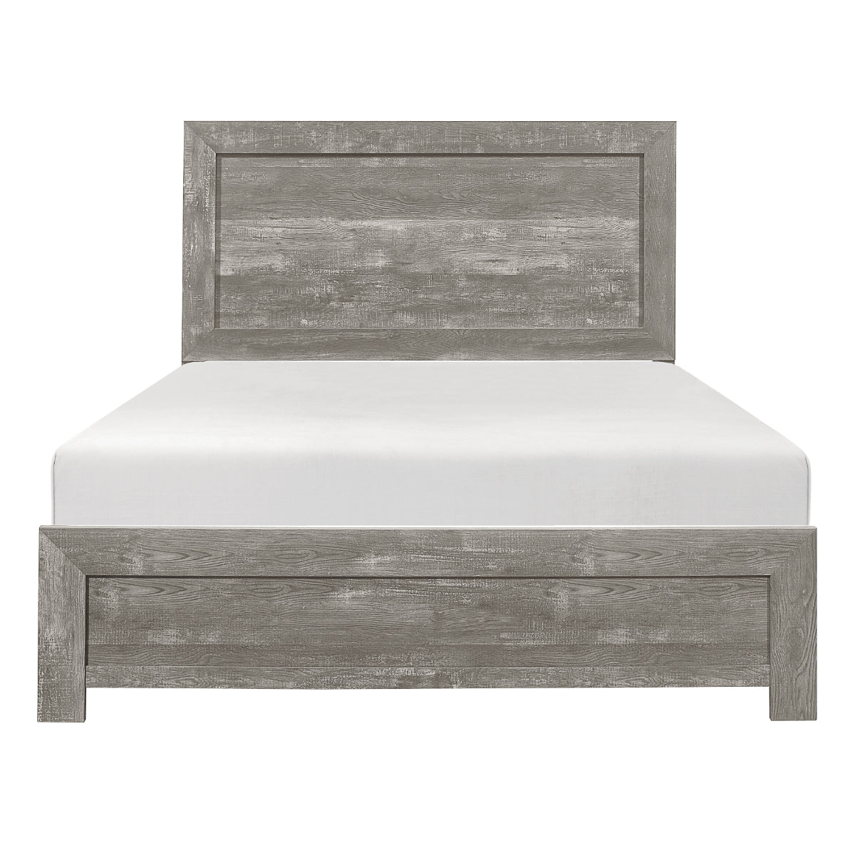 Corbin - Full Bed - Gray Faux Wood