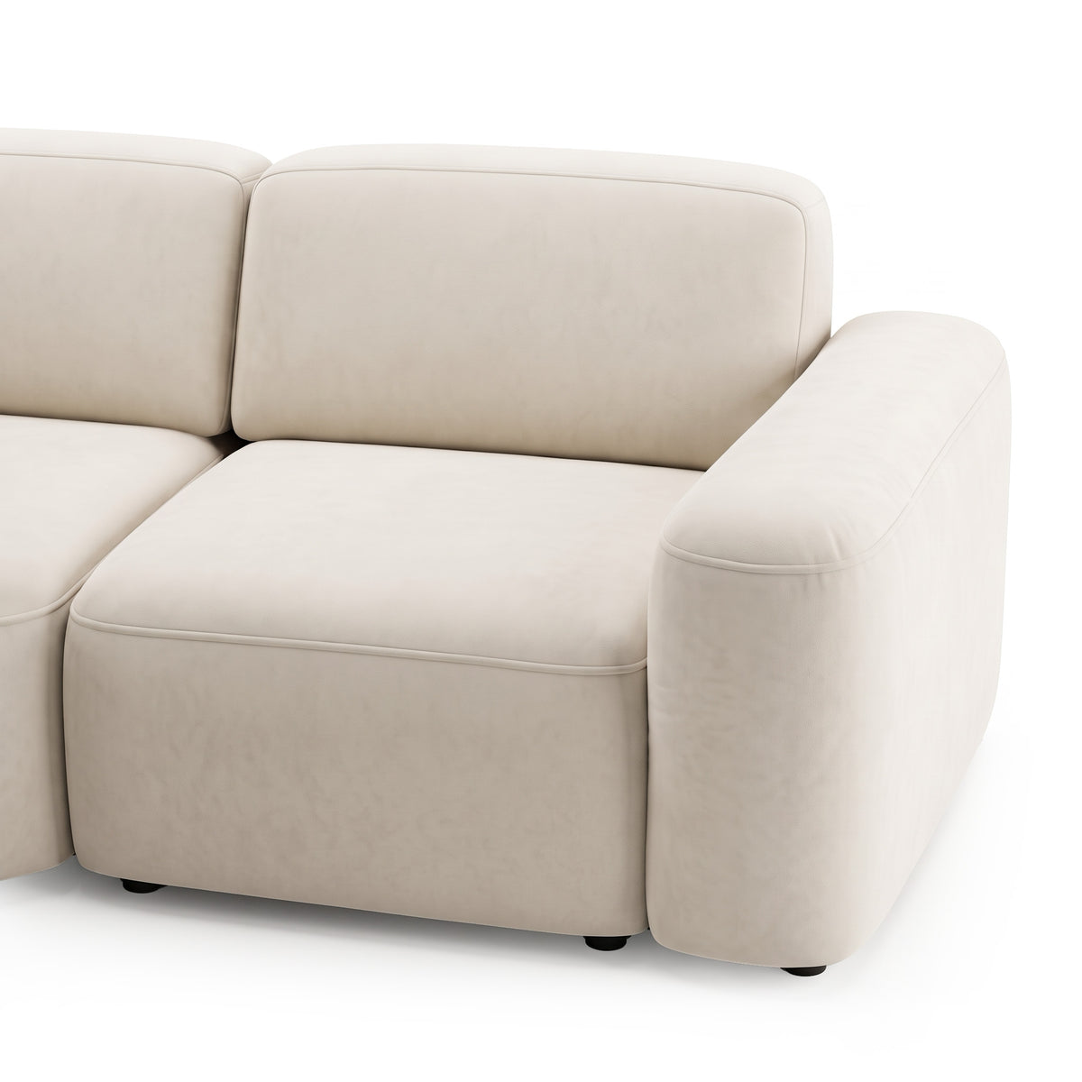 Granica - Sofa Modulaire Sectionnel - Tissu Beige