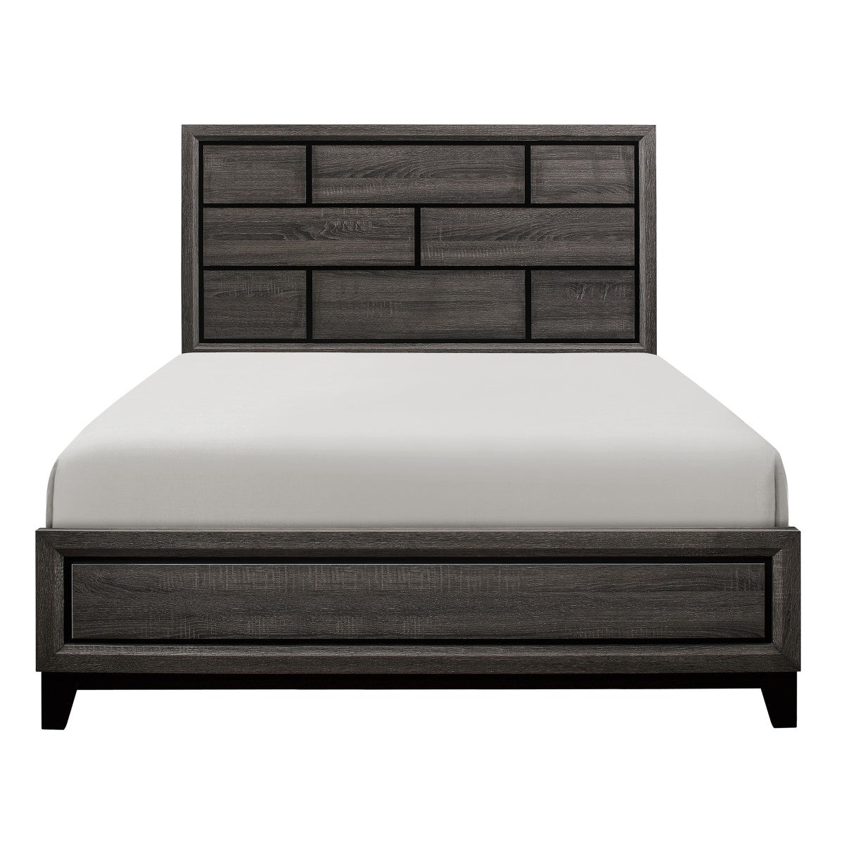 Davi - Twin Bed - Grey