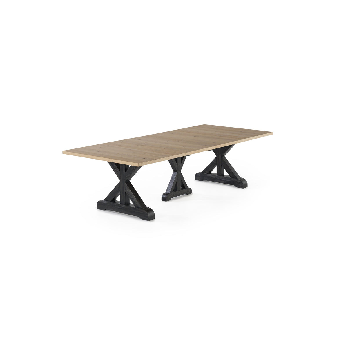 Transformer - Gather Dining Table - Belgian Oak / Patina Black