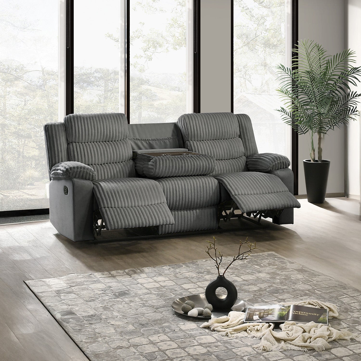 Bellanca - Sofa Inclinable - Gris