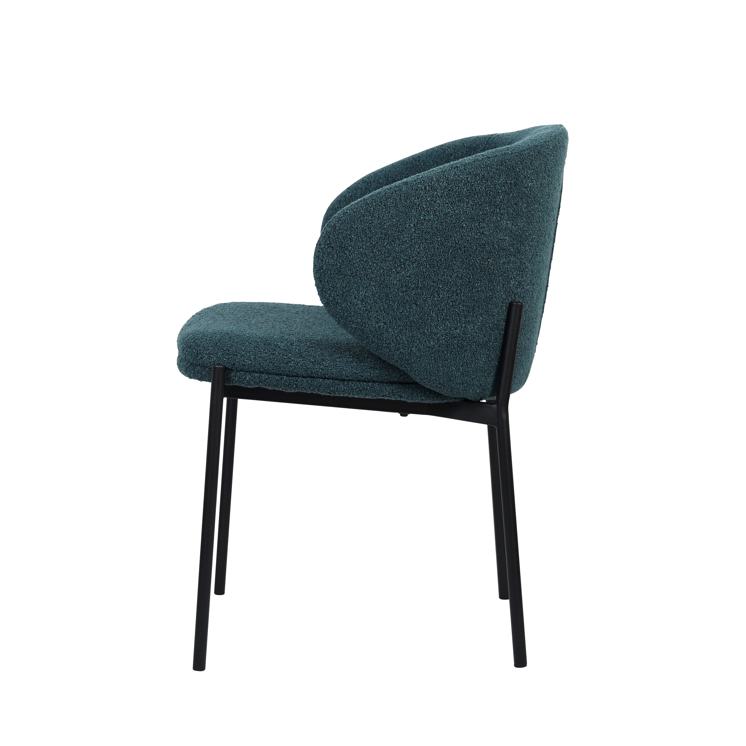 Enzo - Dining Chair - Blue Fabric