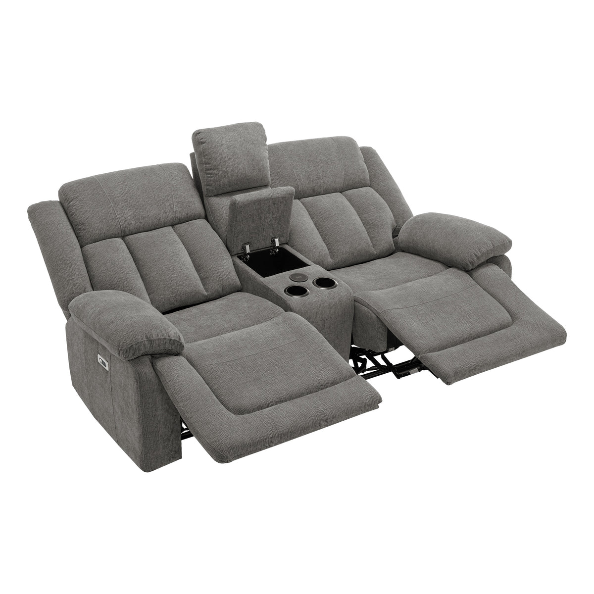 Mason - Causeuse Inclinable Électrique - Gris