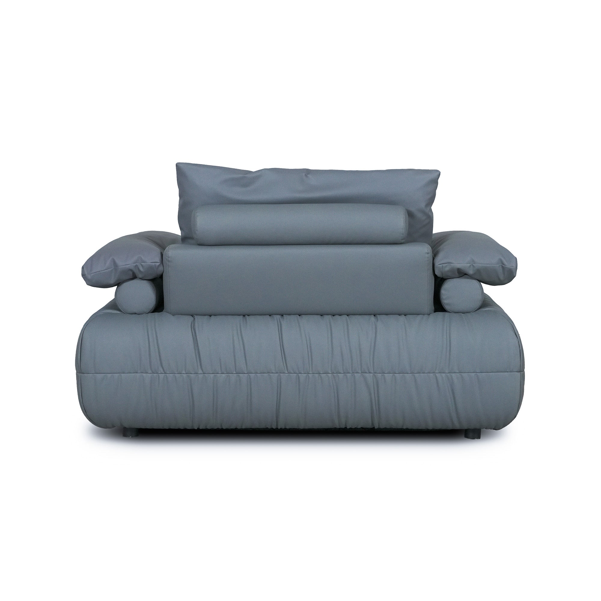 Palermo - Armchair - Genuine Petrol Leather