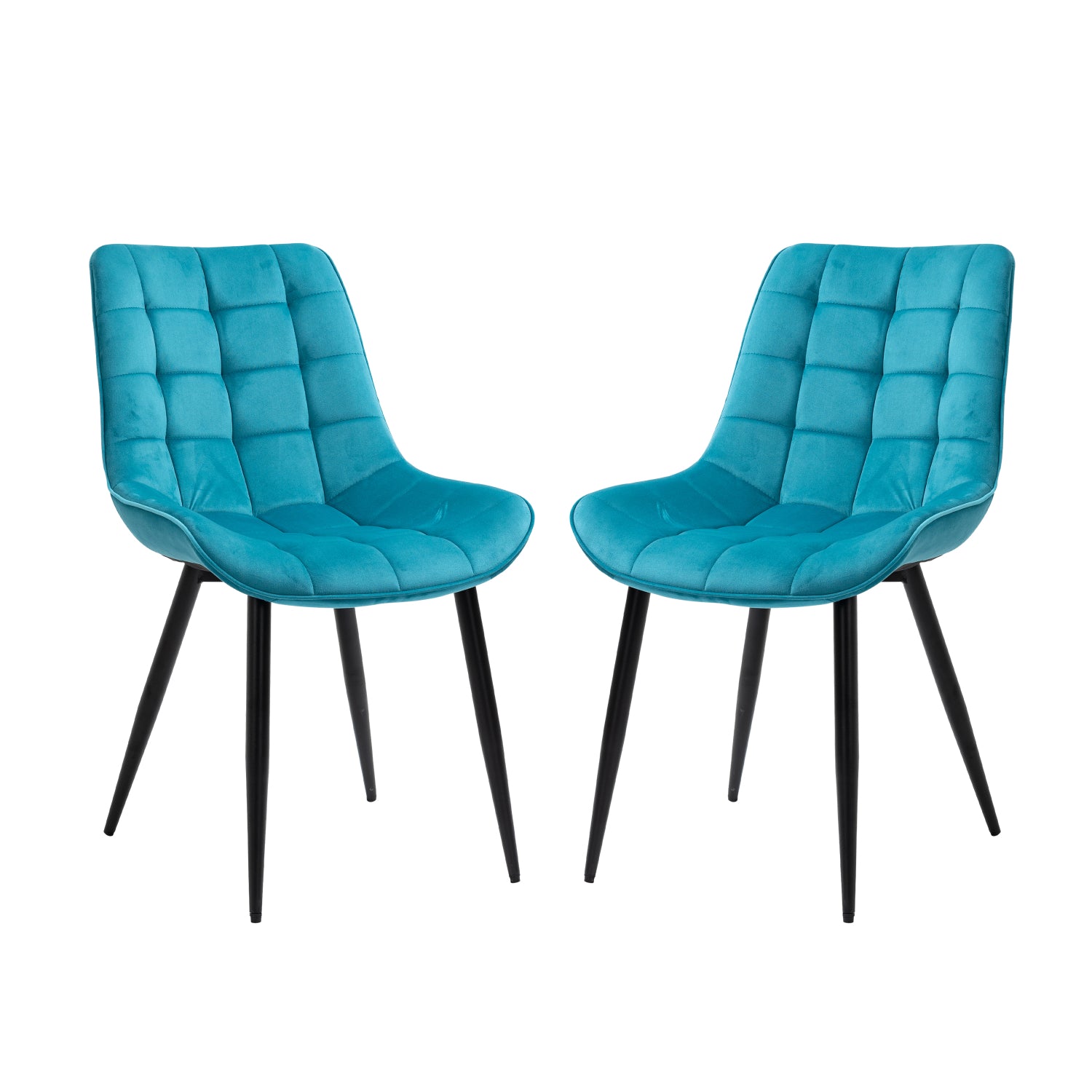 Aurora - Dining Chair - Blue Velvet