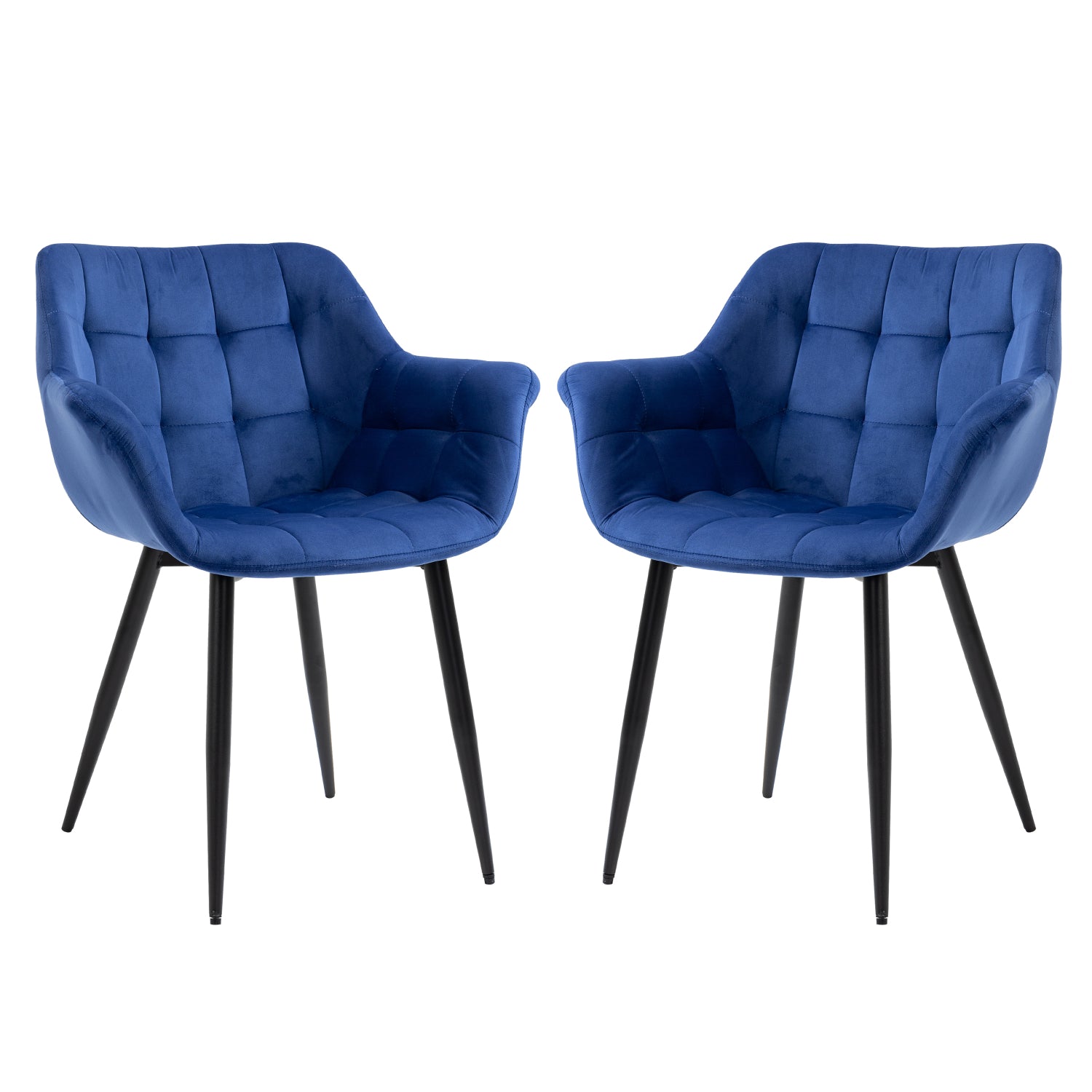 Calla - Dining Chair - Blue Velvet