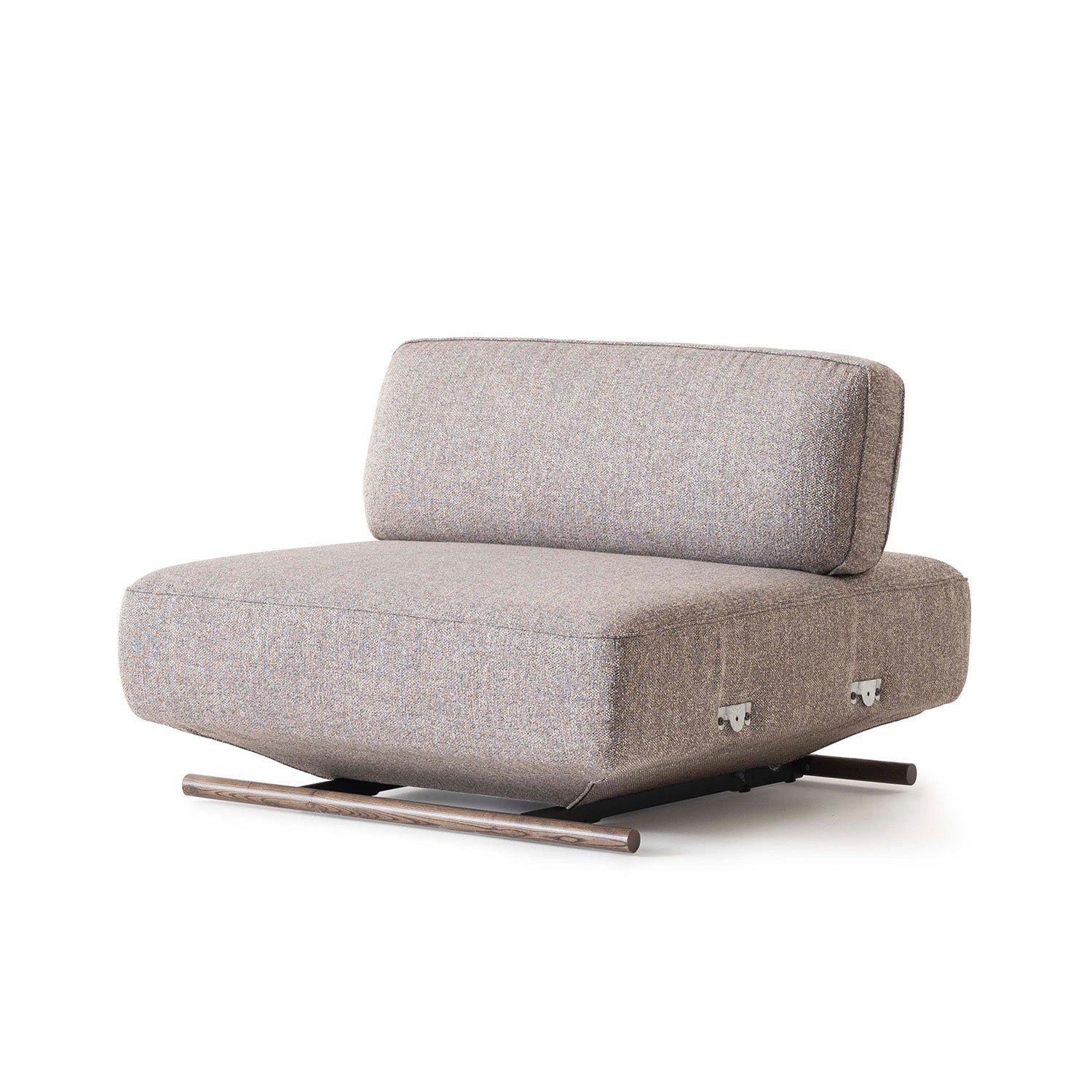 Mila - Module without armrest - Brown fabric