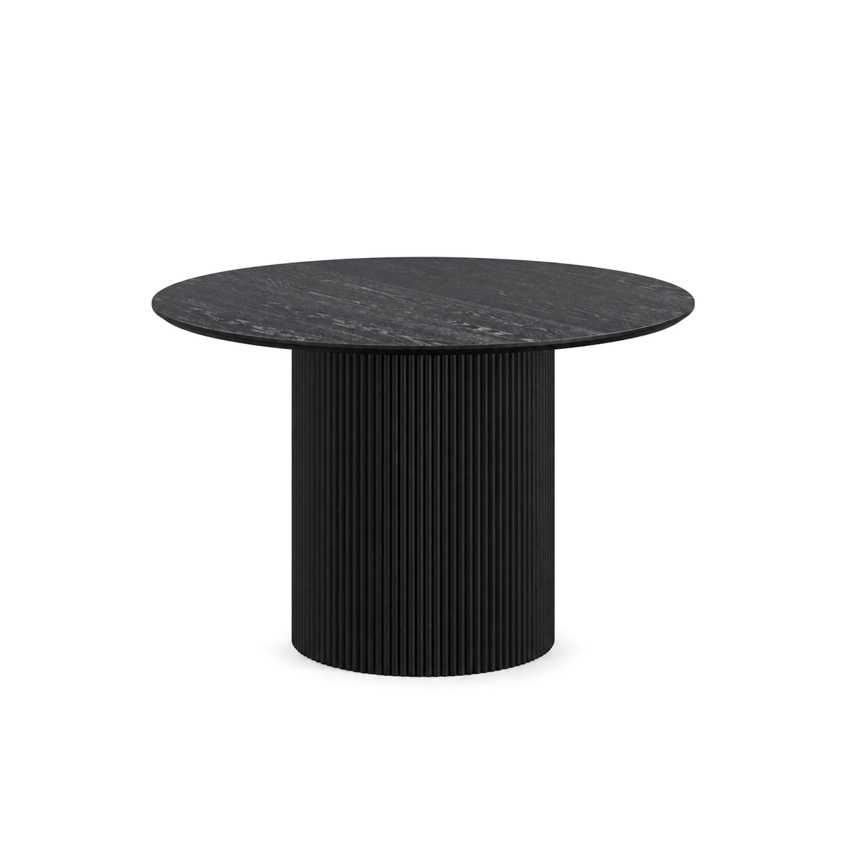 Tovas - Round Dining Table - Black