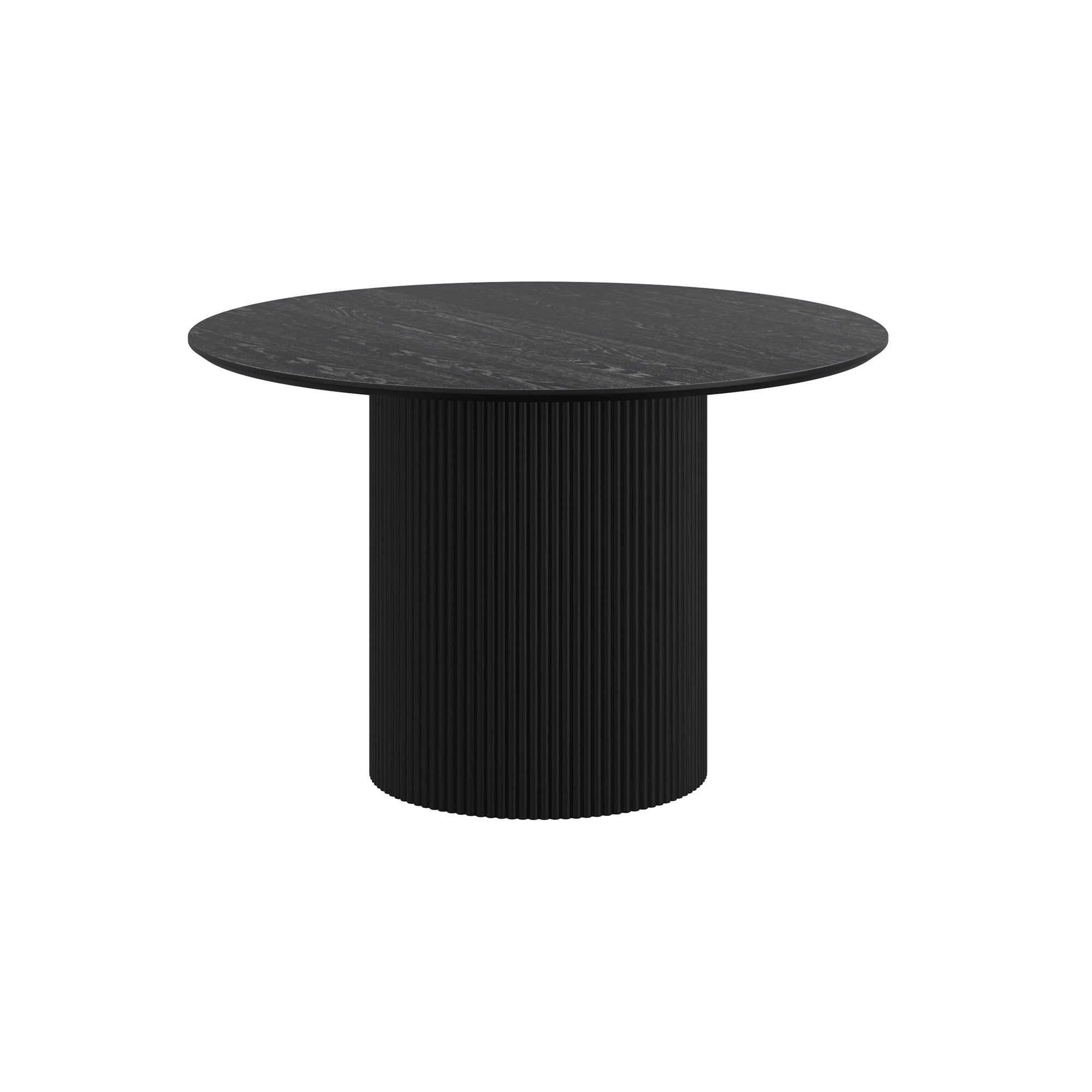 Tovas - Round Dining Table - Black