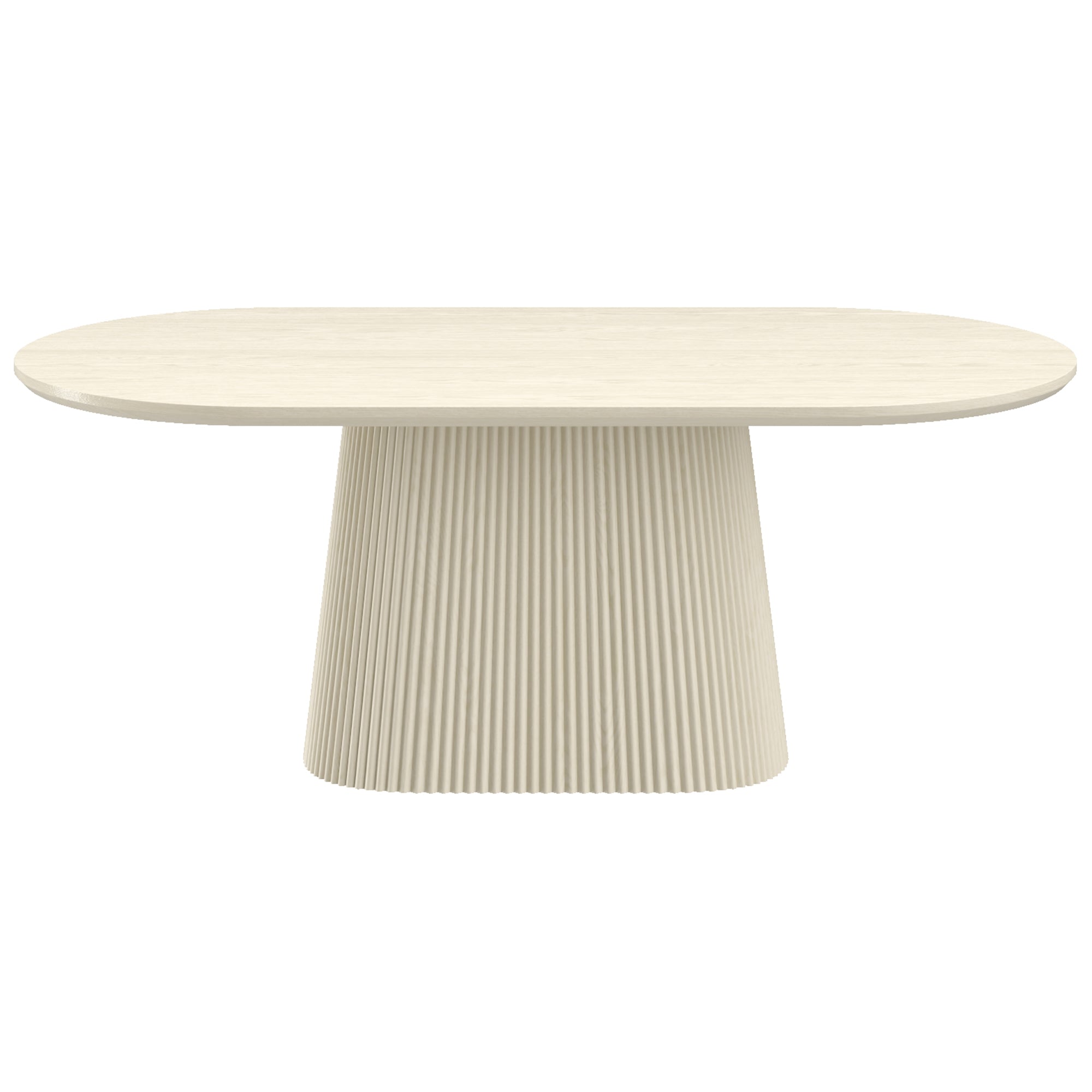 Tovas - Oval Dining Table - Ivory