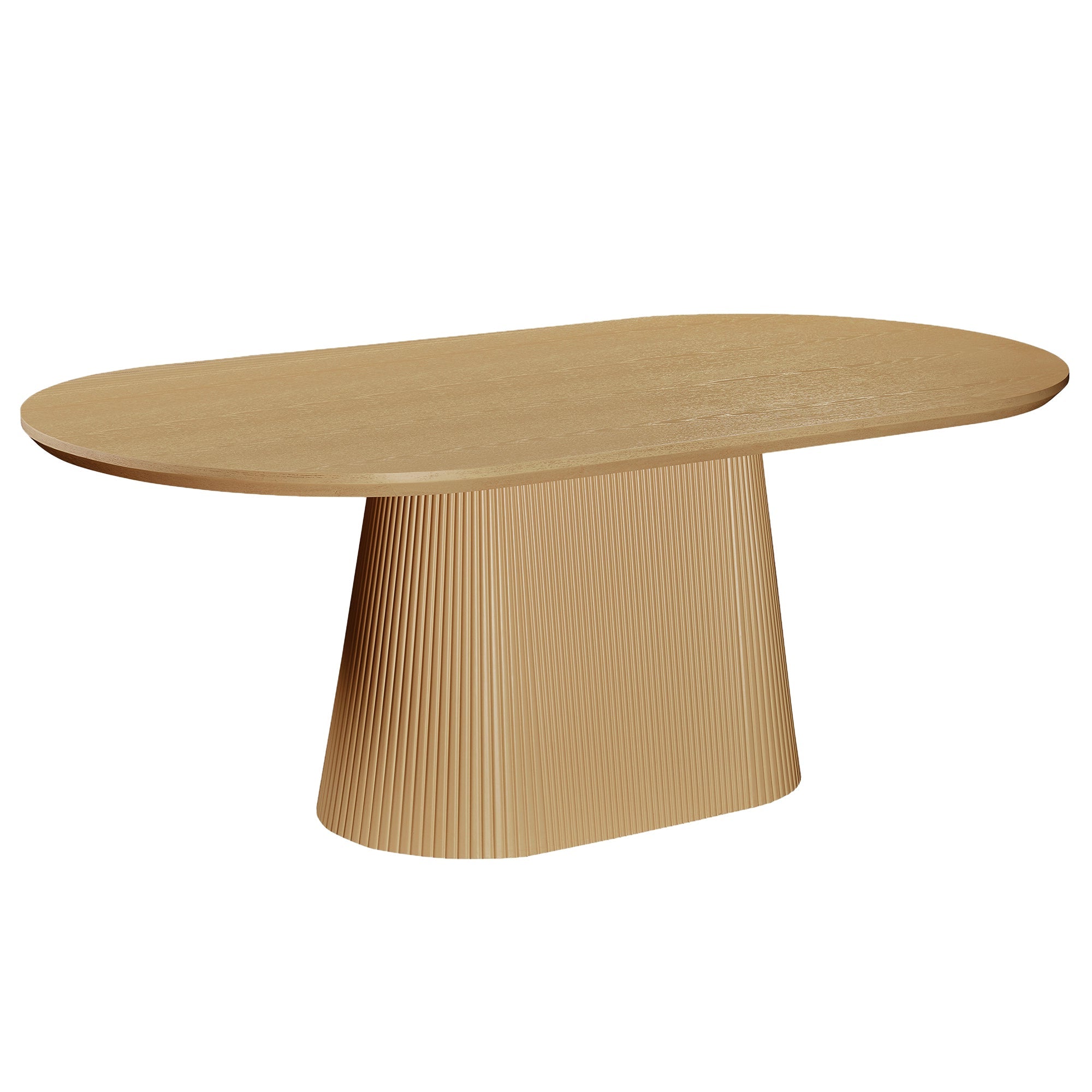 Tovas - Oval Dining Table - Natural