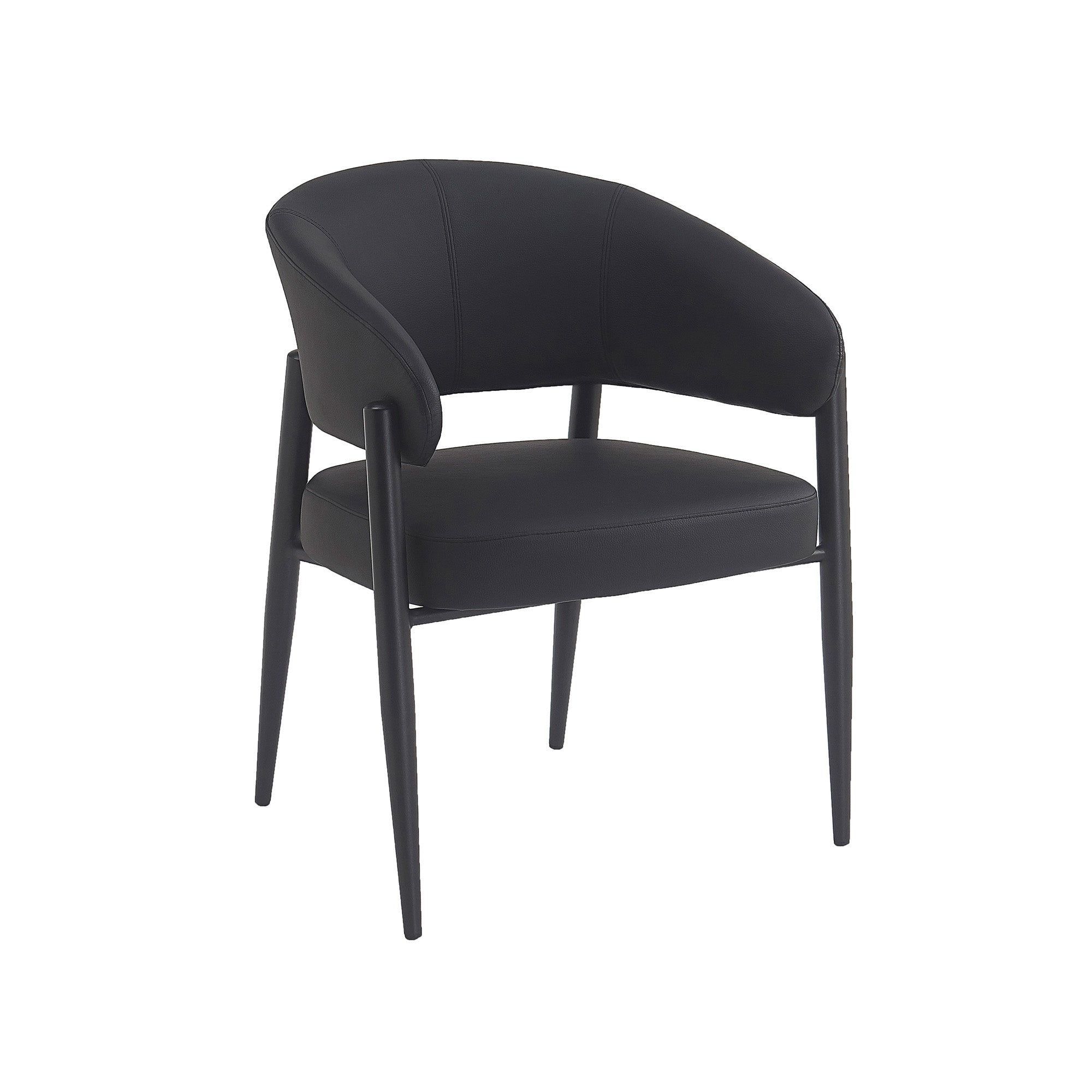 Bronson - Chaise de Salle à Manger - Noir