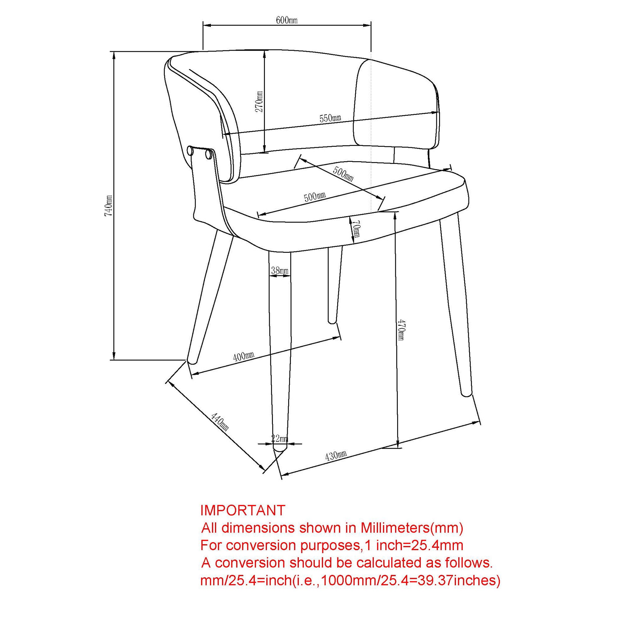 Sloane - Dining Chair - Black
