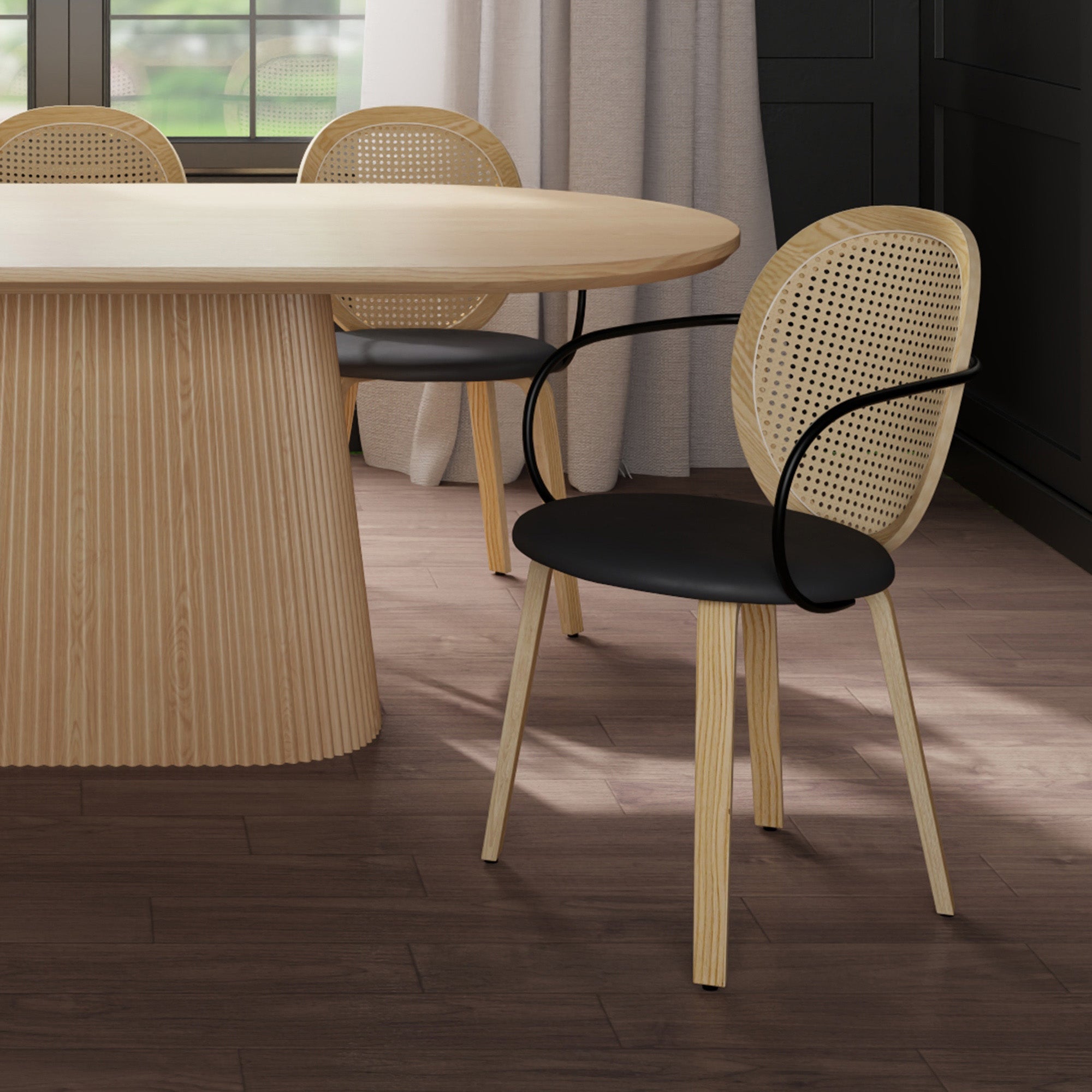 Rowan - Dining Chair - Scandinavian Oak