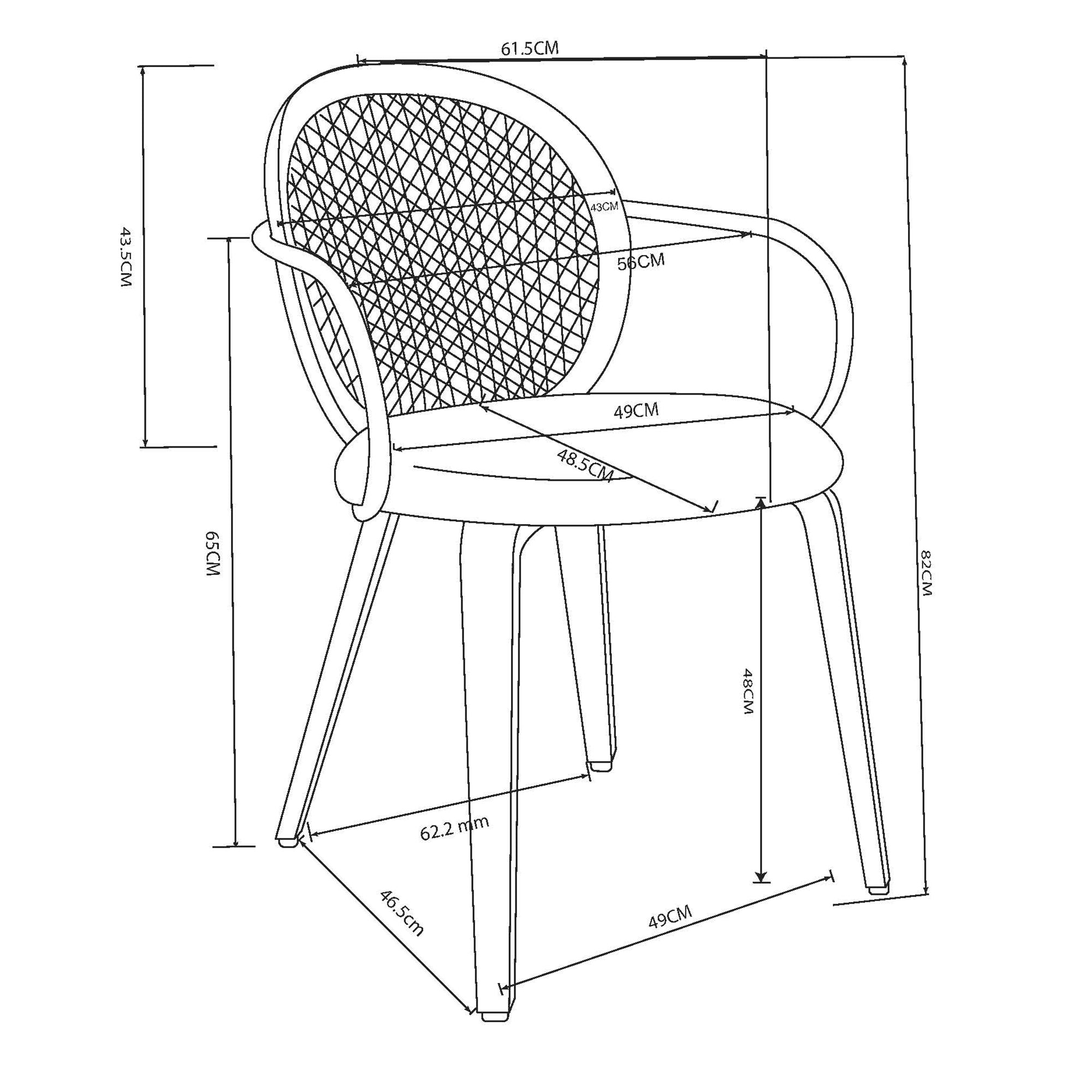 Rowan - Dining Chair - Scandinavian Oak