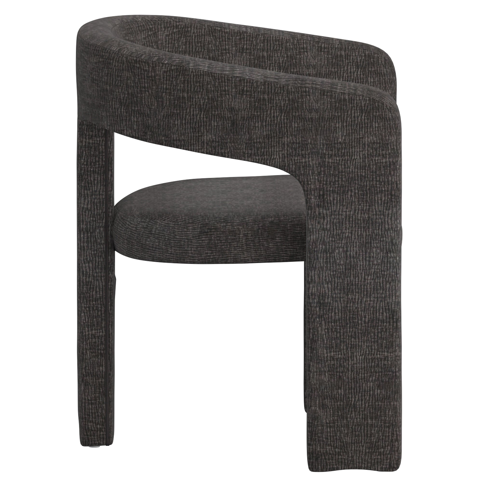 Audrey - Dining Chair - Charcoal Fabric