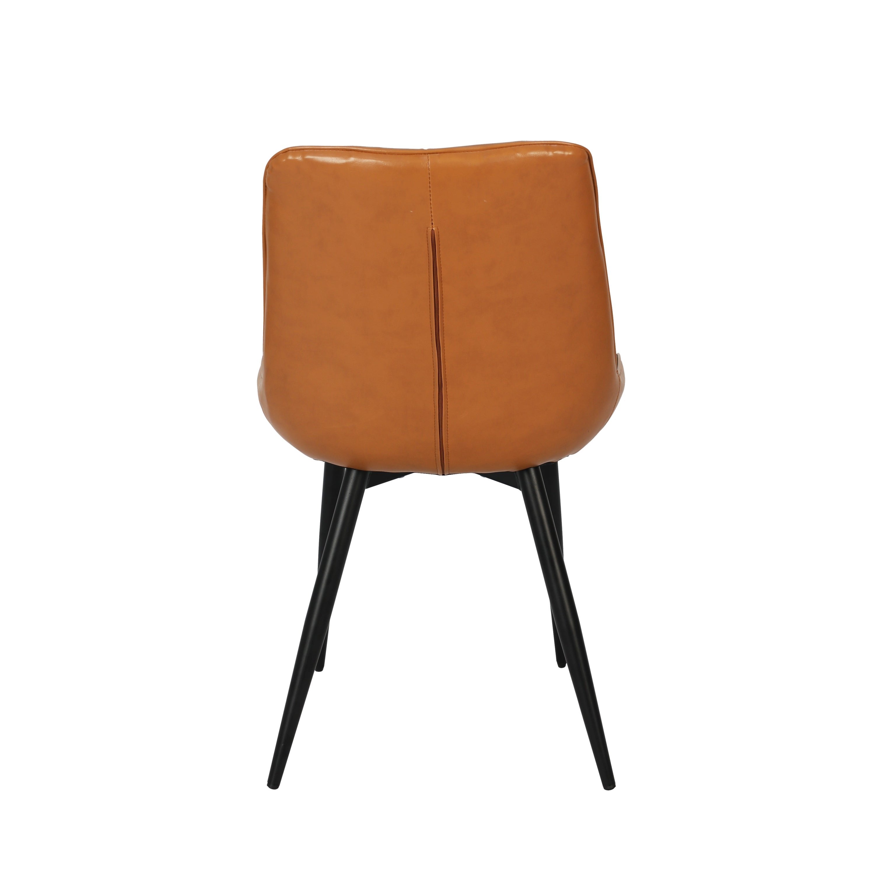 Aurora - Dining Chair - Brown PU Leather