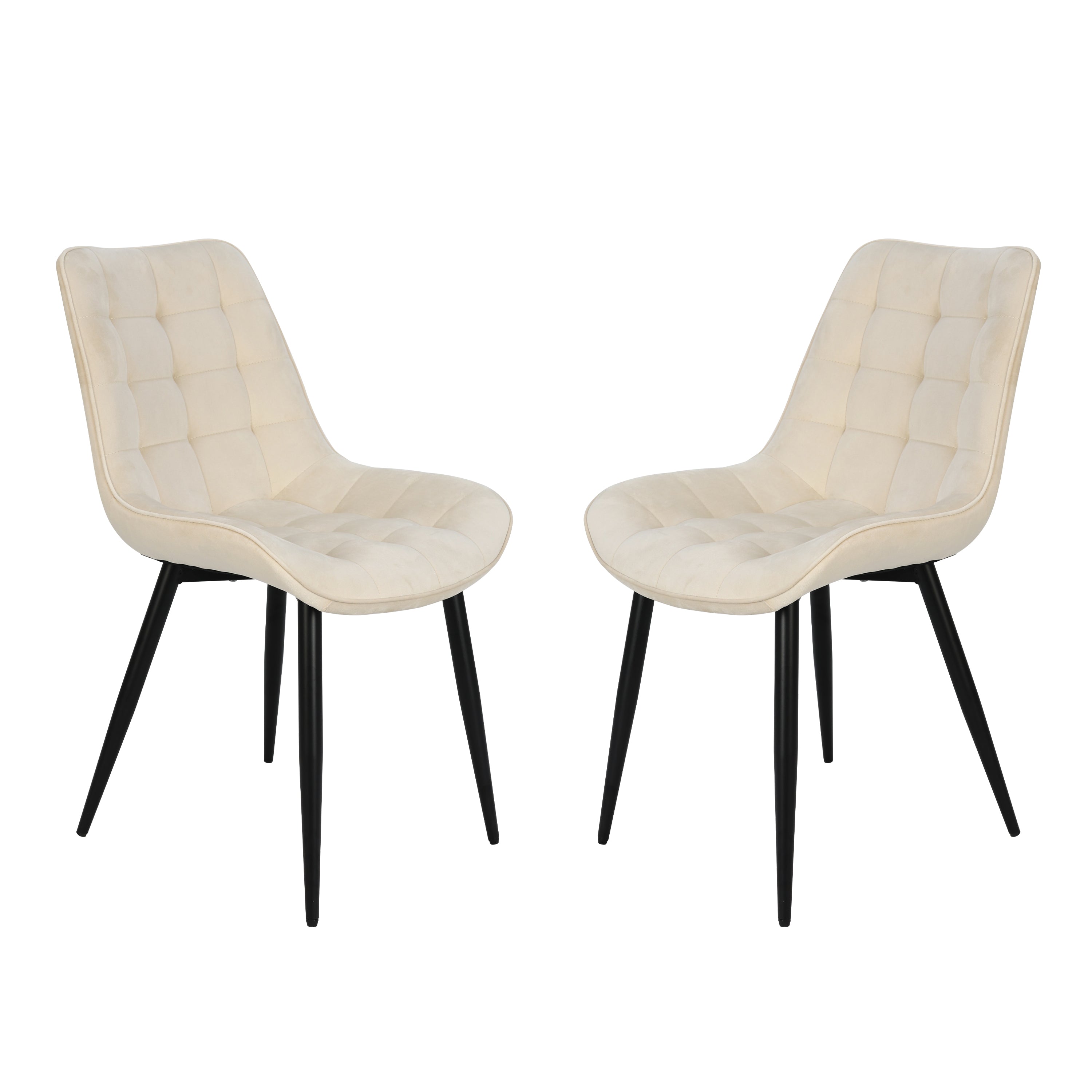 Aurora - Dining Chair - Beige Velvet
