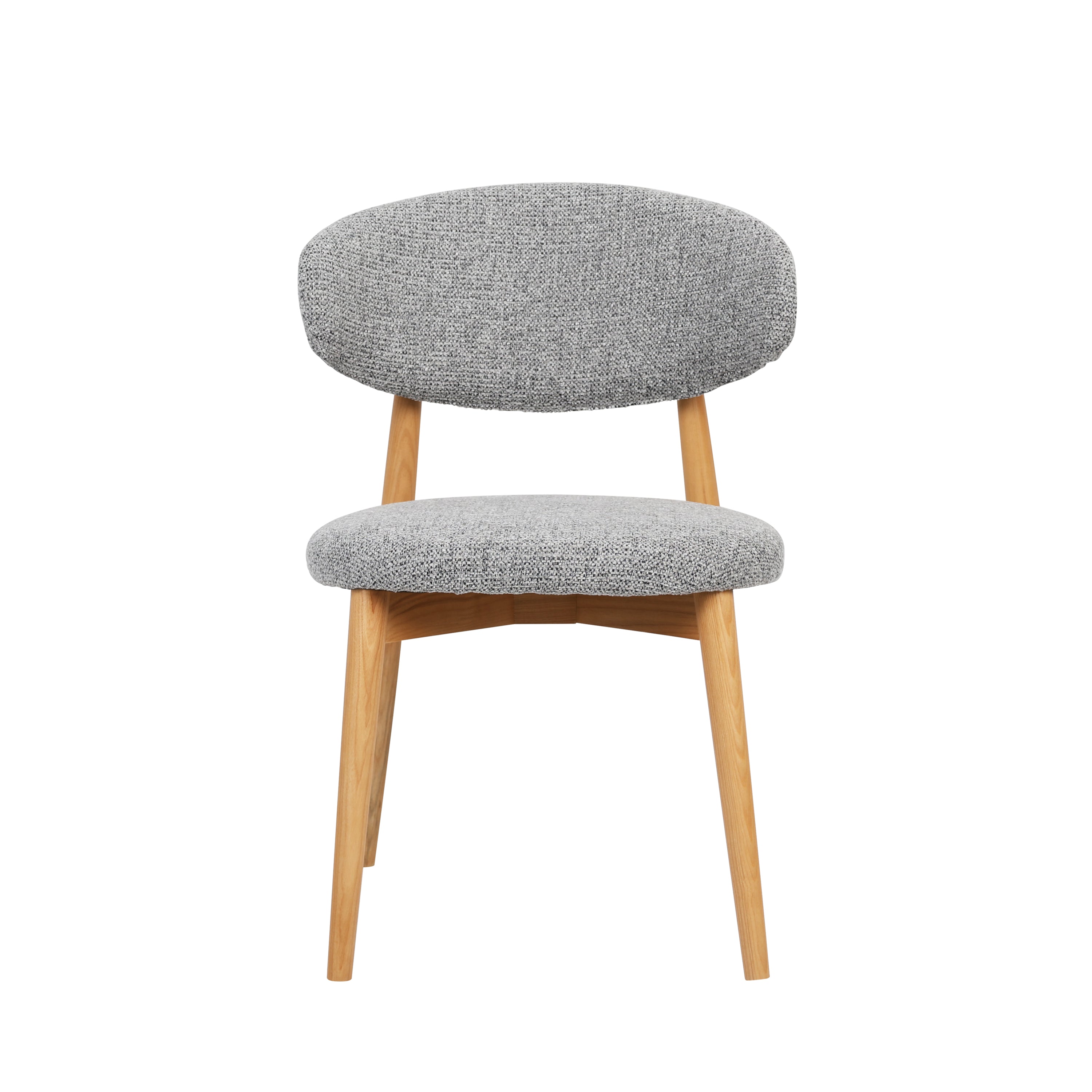 Emy - Dining Chair - Grey Fabric