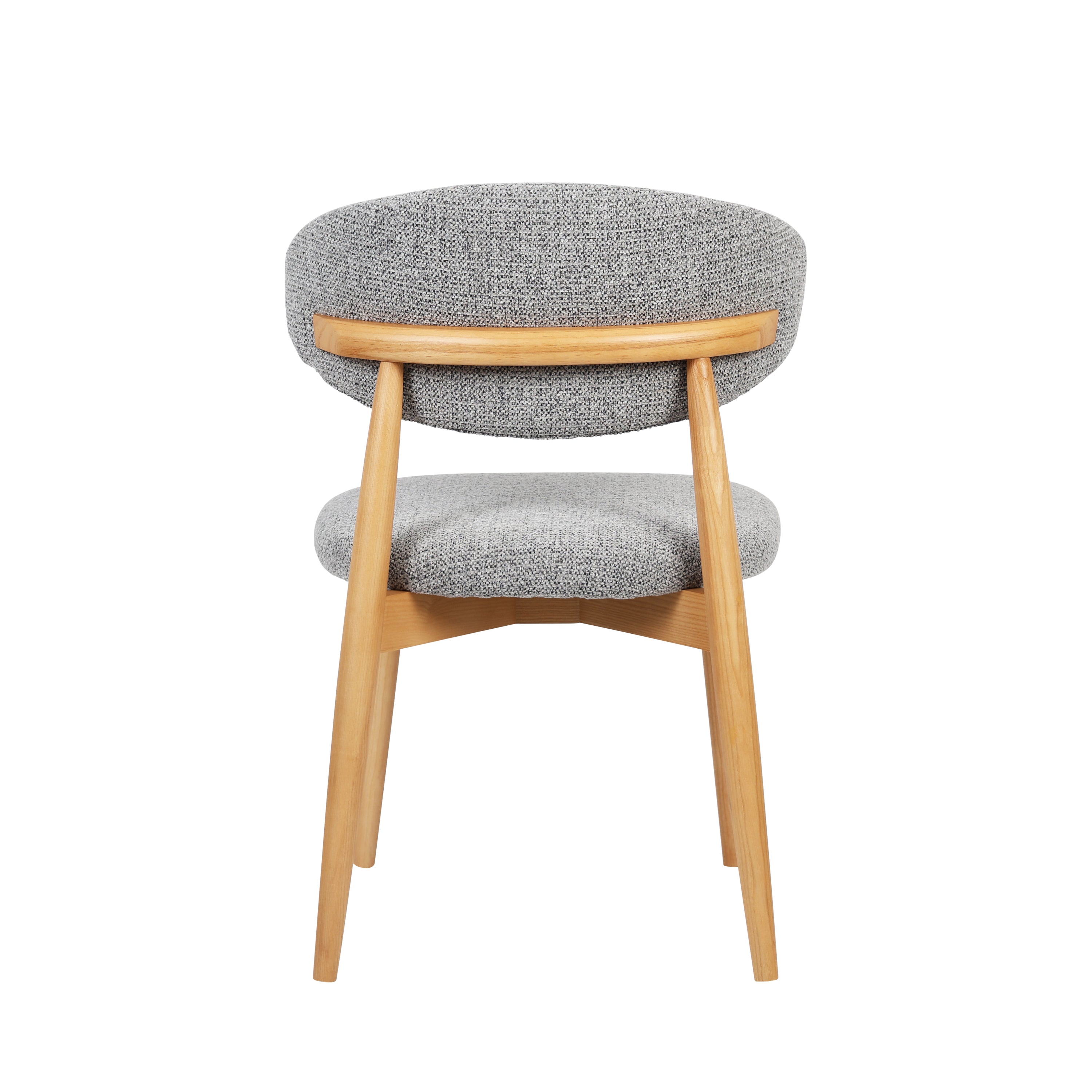 Emy - Dining Chair - Grey Fabric