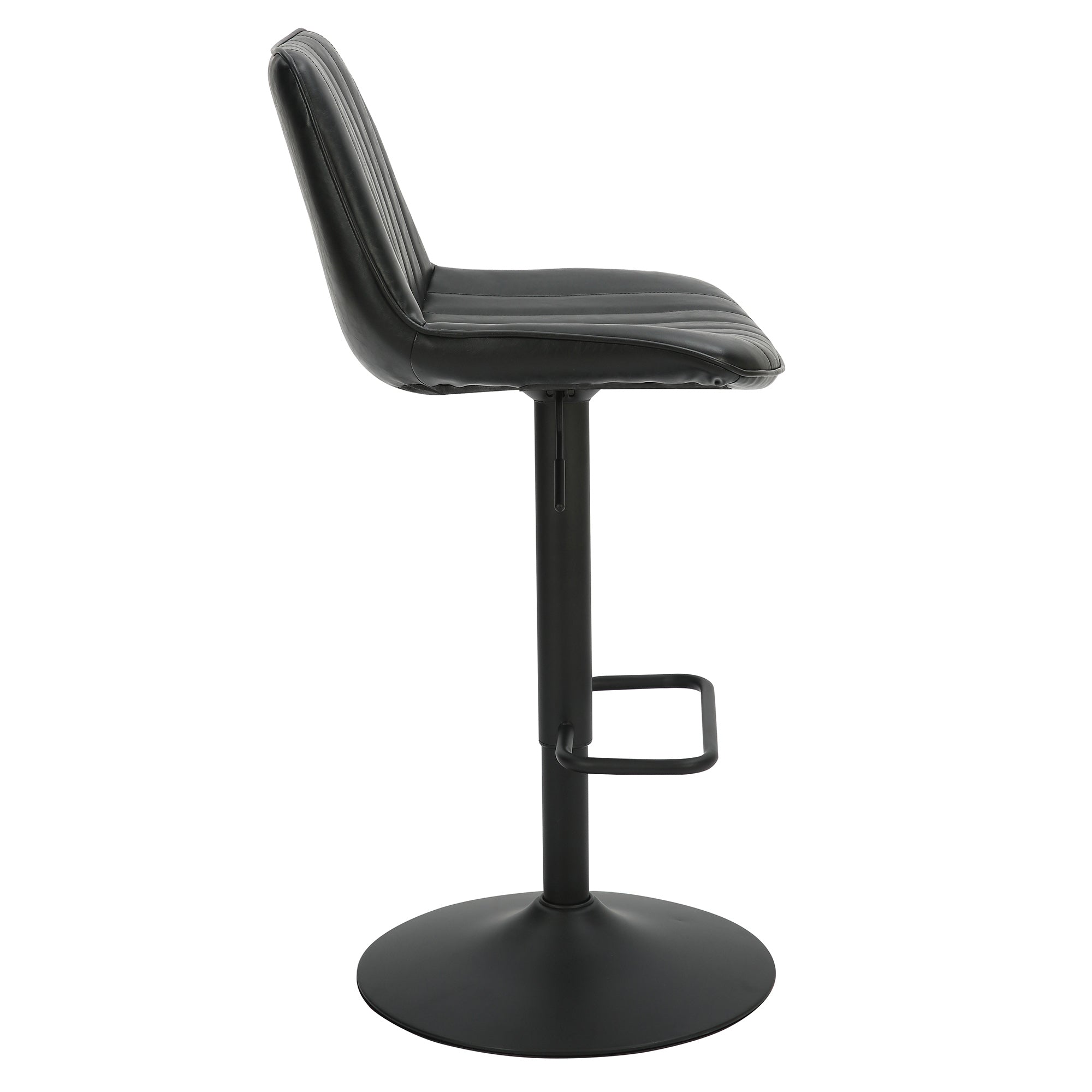 Kosi - Tabouret de bar ajustable - Noir