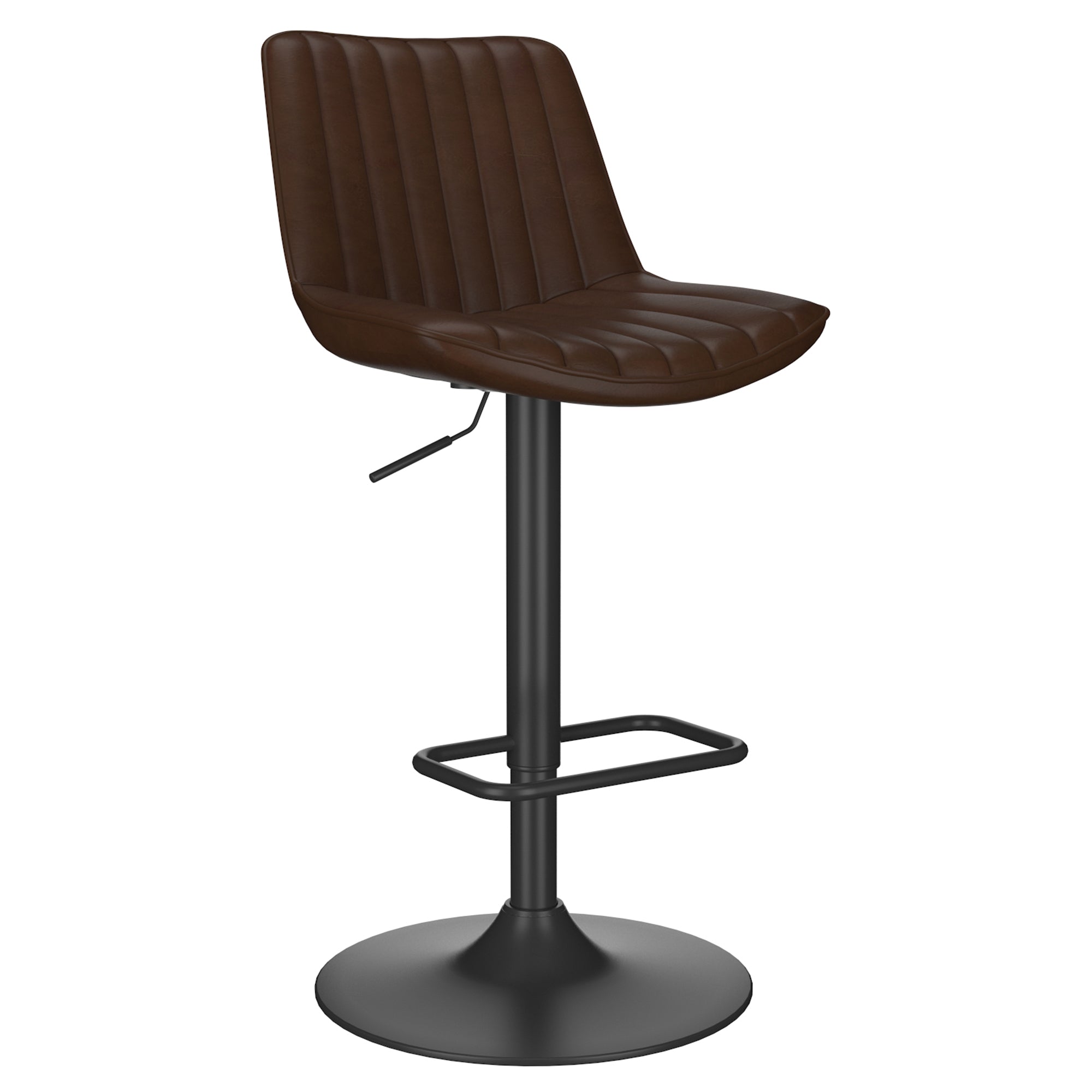 Kosi - Tabouret de bar ajustable - Brun