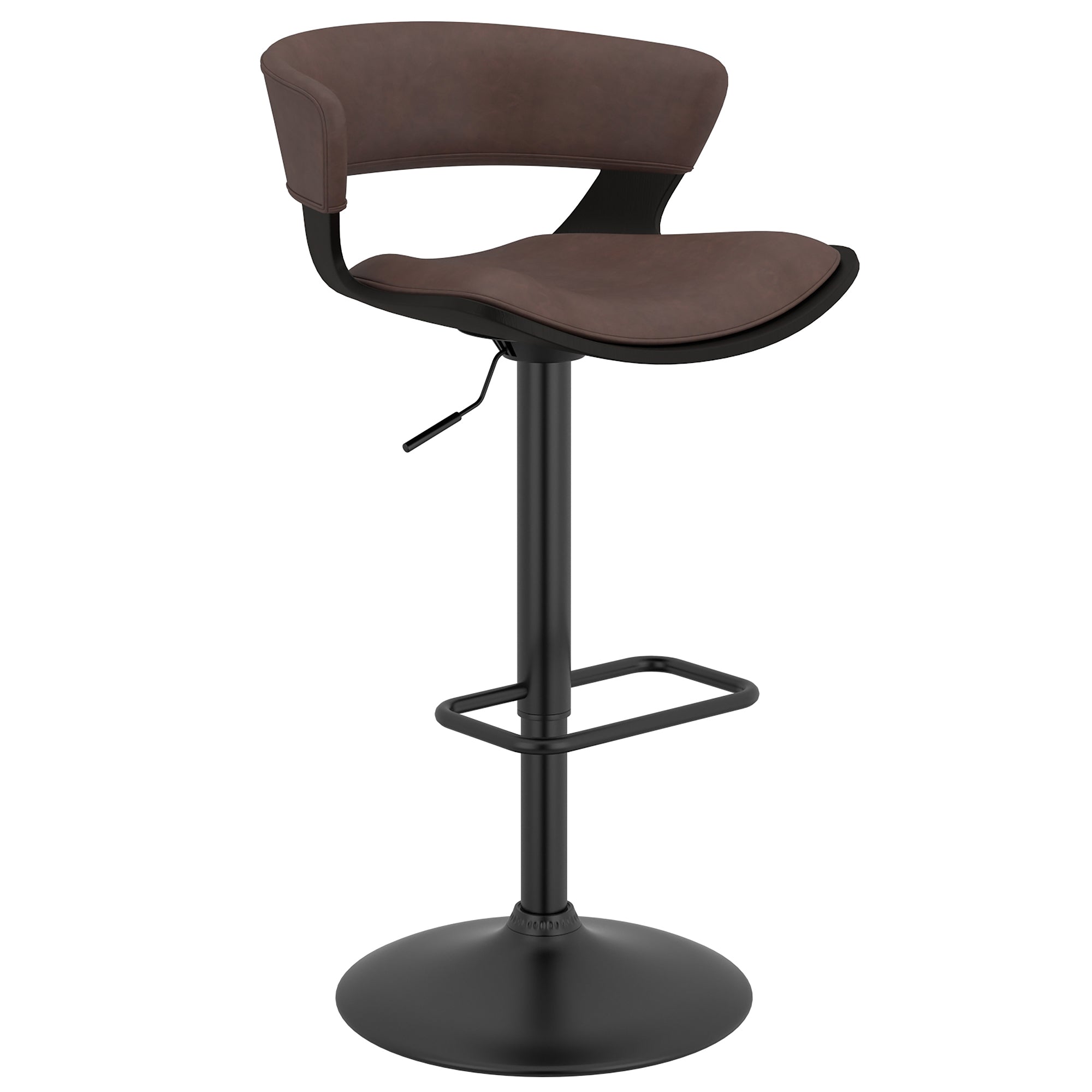 Rover - Adjustable Bar Stool - Brown
