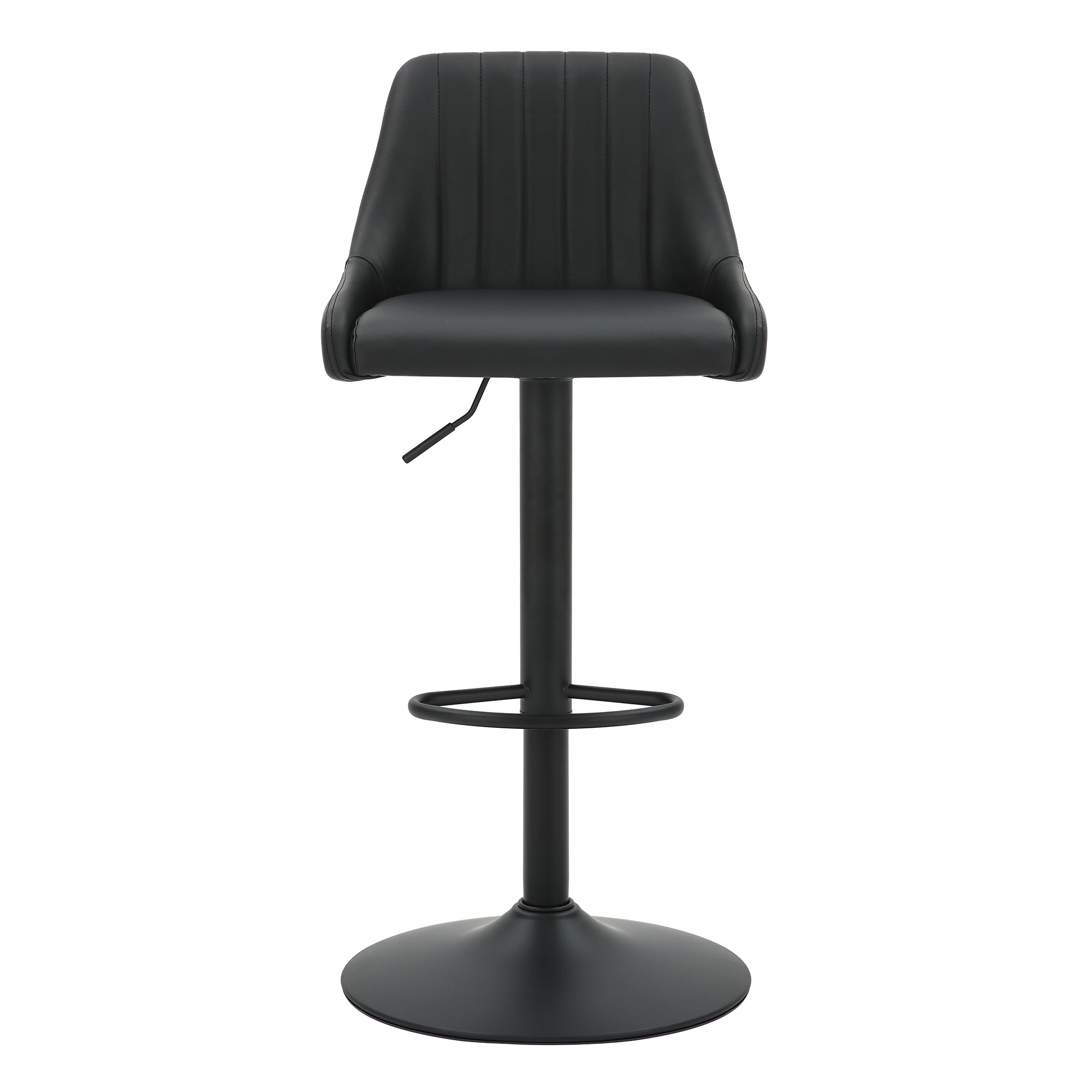 Kron - Adjustable Bar Stool - Black