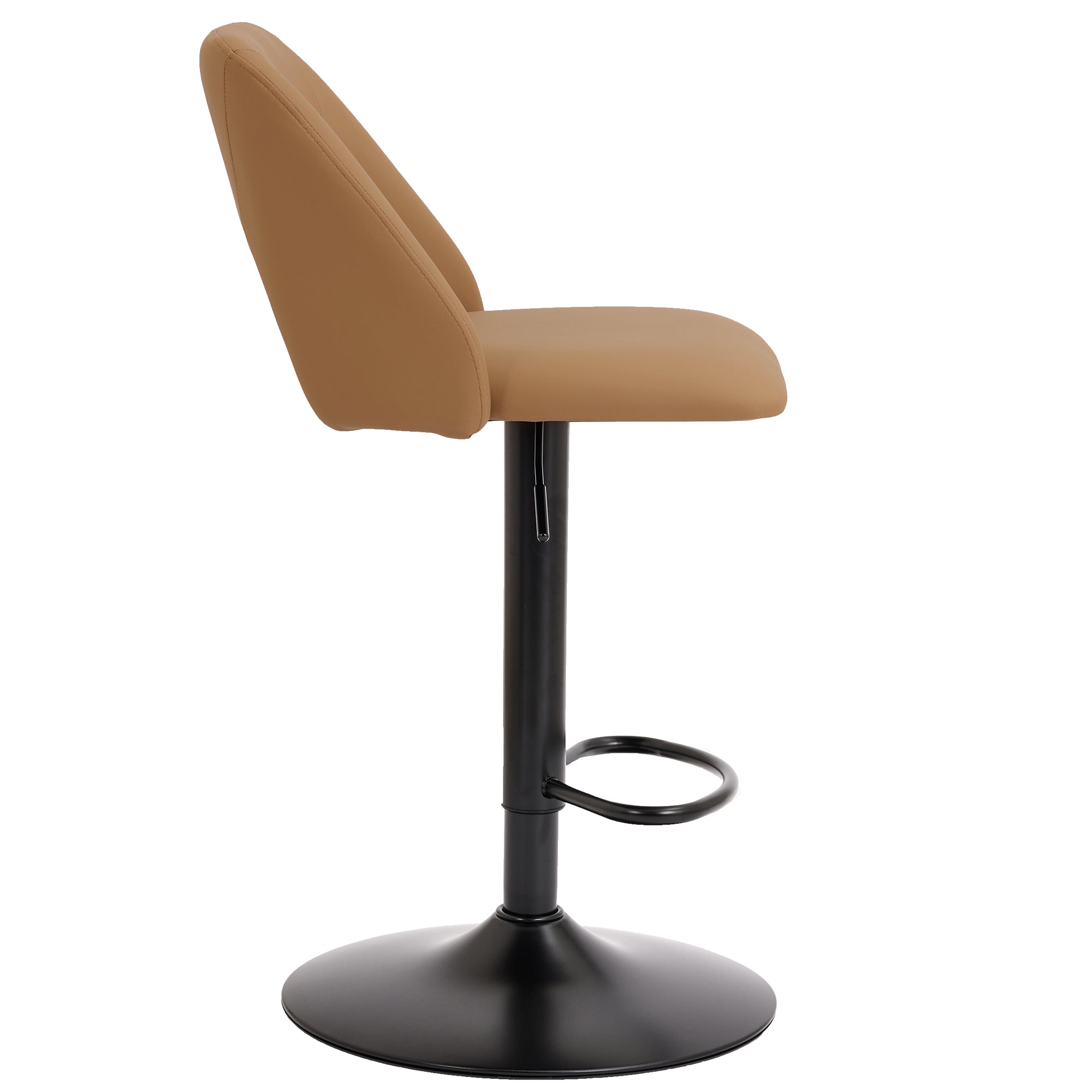 Adler - Tabouret de bar ajustable - Brun