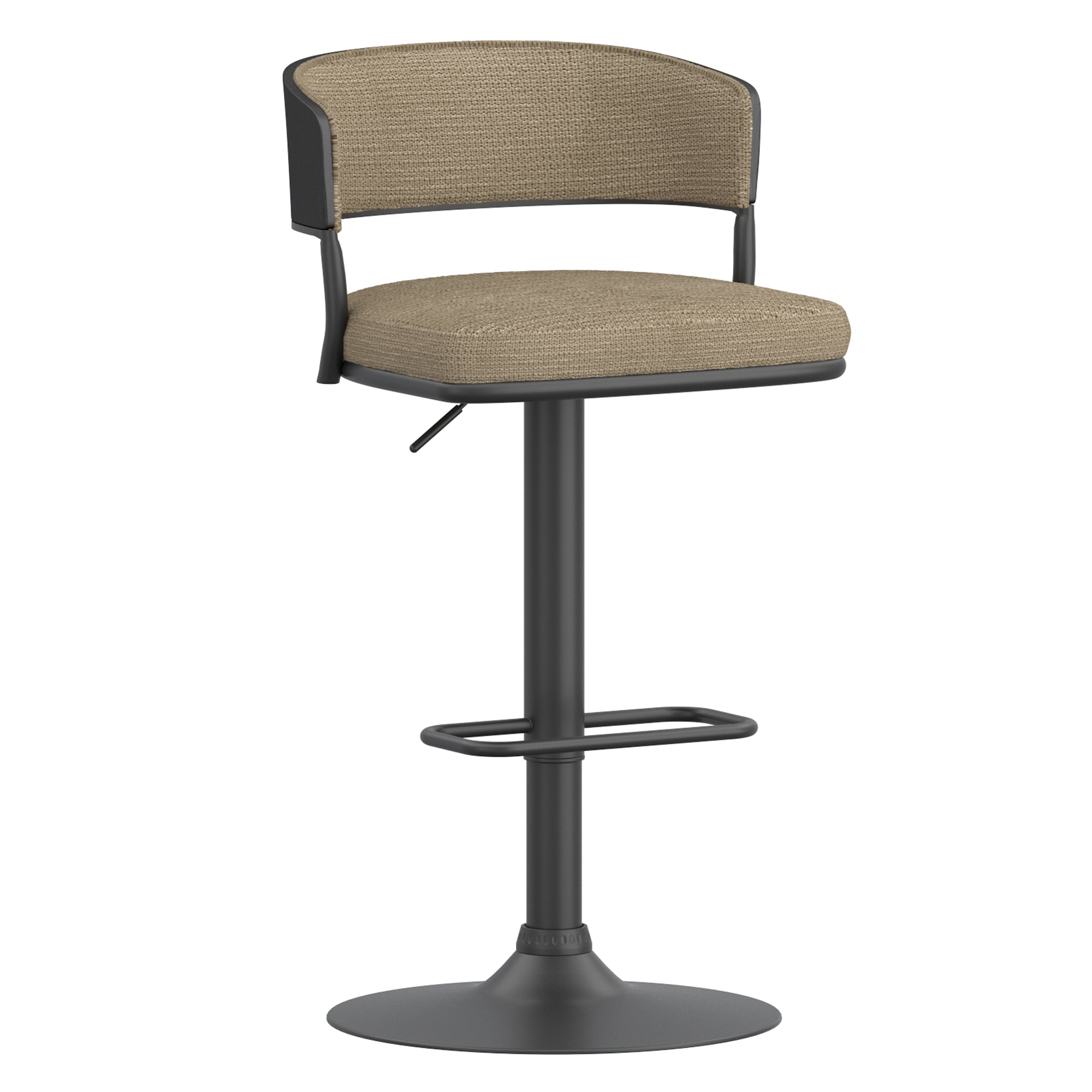 Kazan - Adjustable Bar Stool - Dark Beige