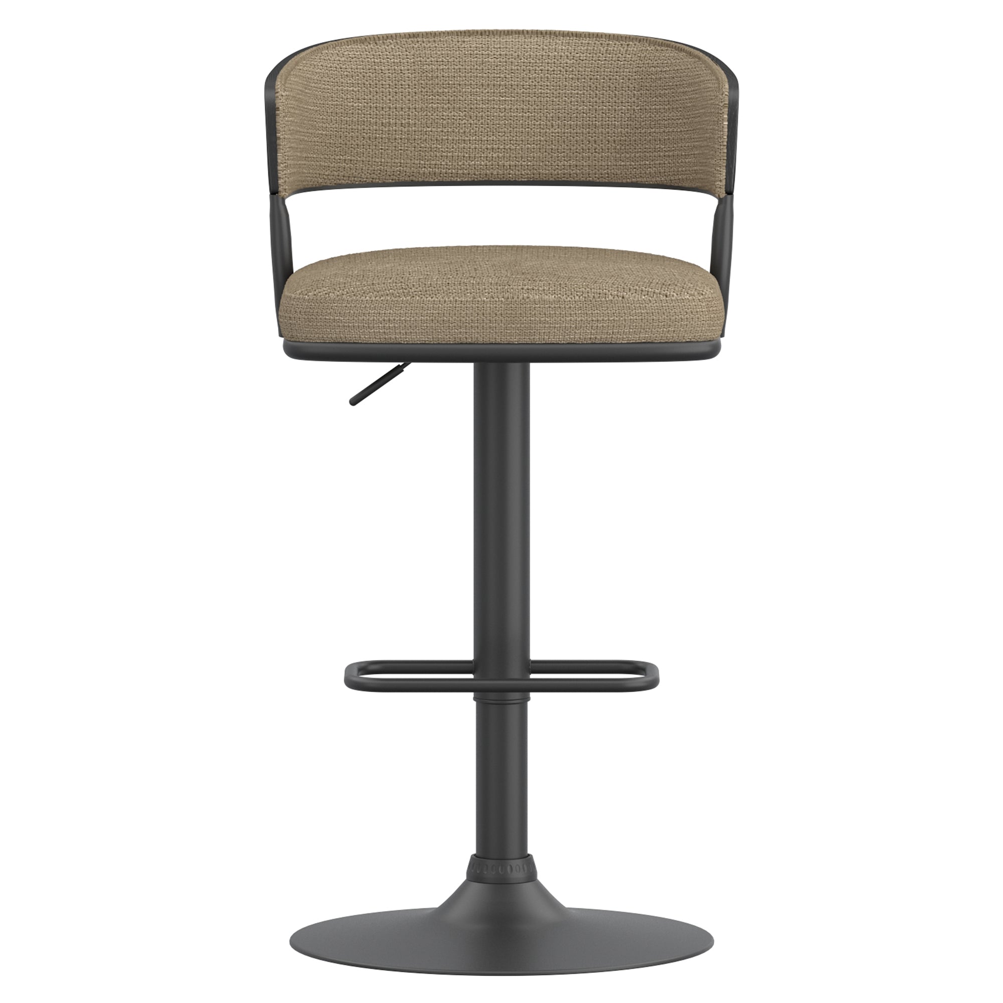 Kazan - Adjustable Bar Stool - Dark Beige