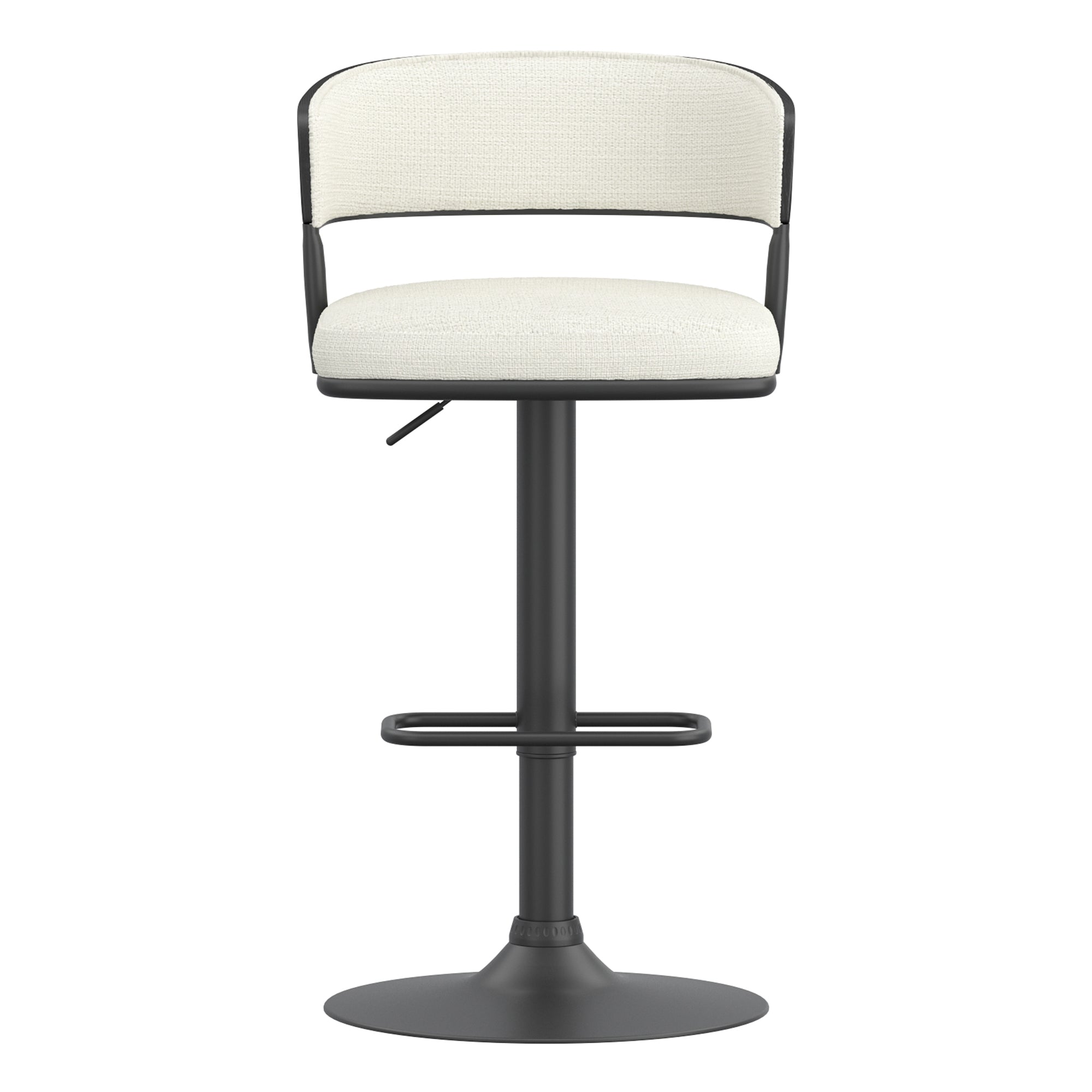 Kazan - Adjustable Bar Stool - Ivory