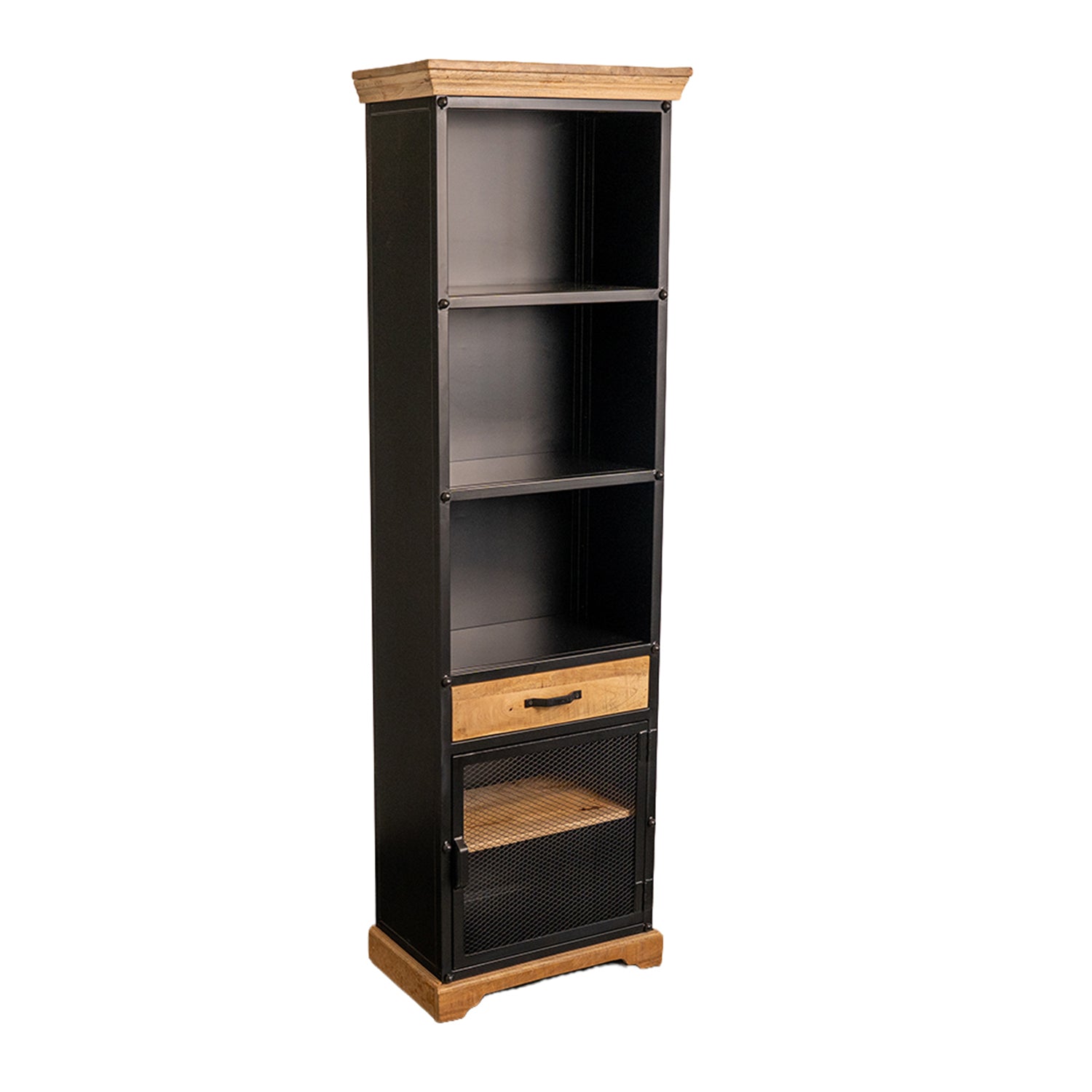 Forge - Étagère - Bois Massif et Métal