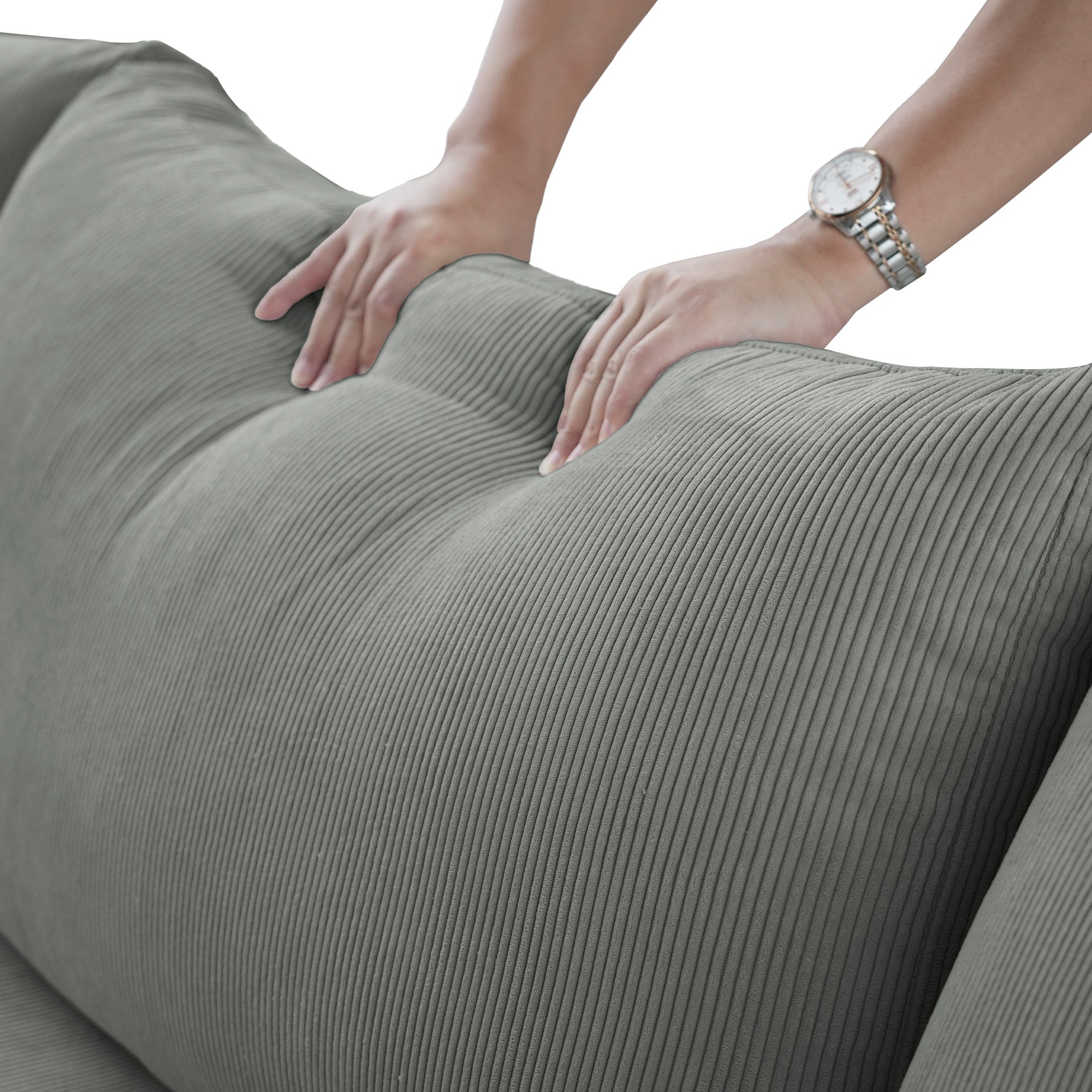 Cozy - Modular Sectional Sofa - Dark Grey Fabric