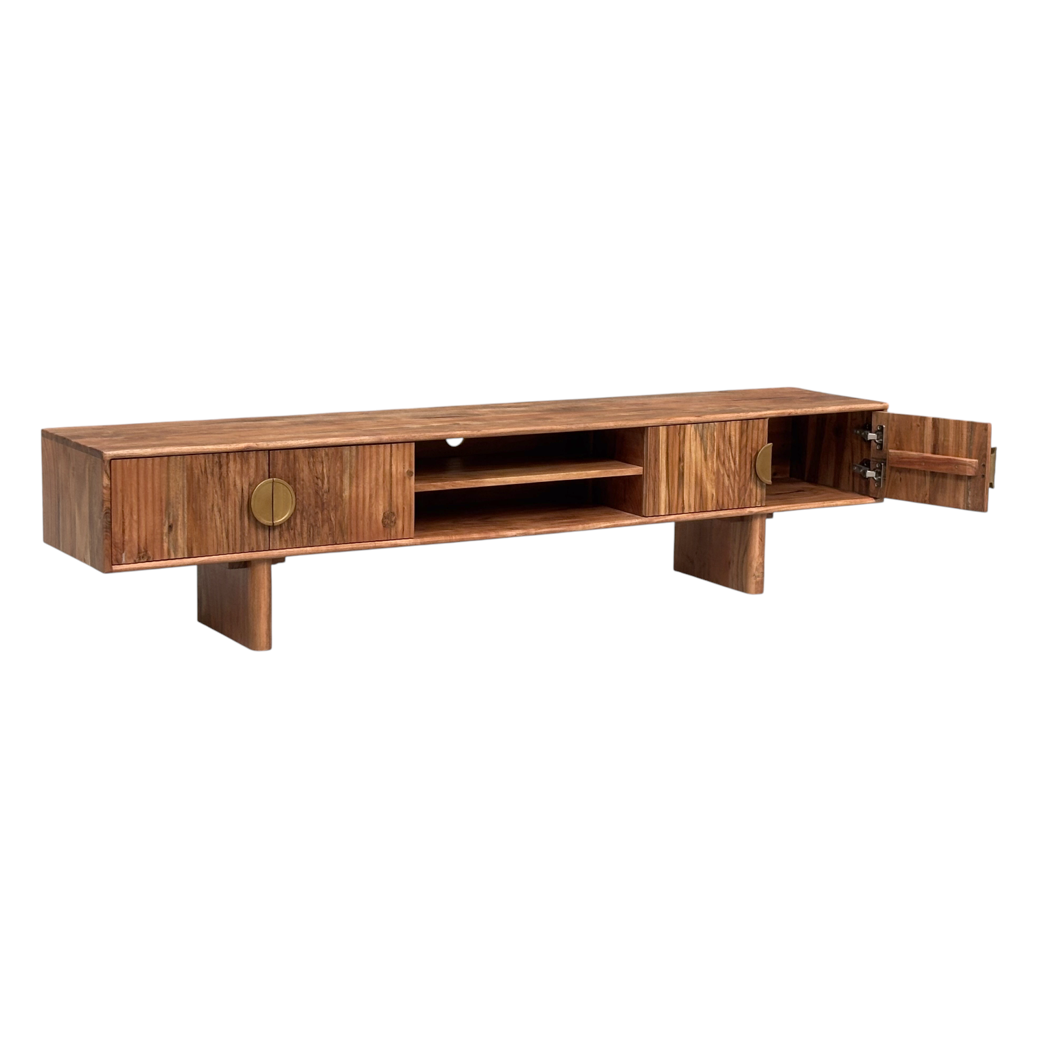Byron - TV Stand - Solid Wood - 78 in