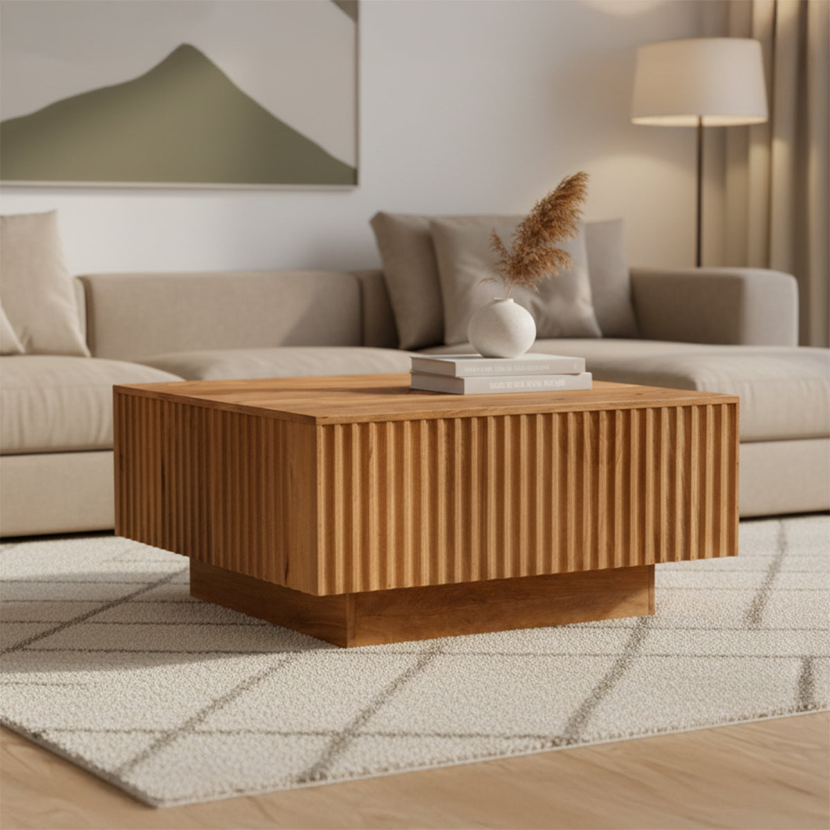 Avaro - Table Basse - Bois Massif