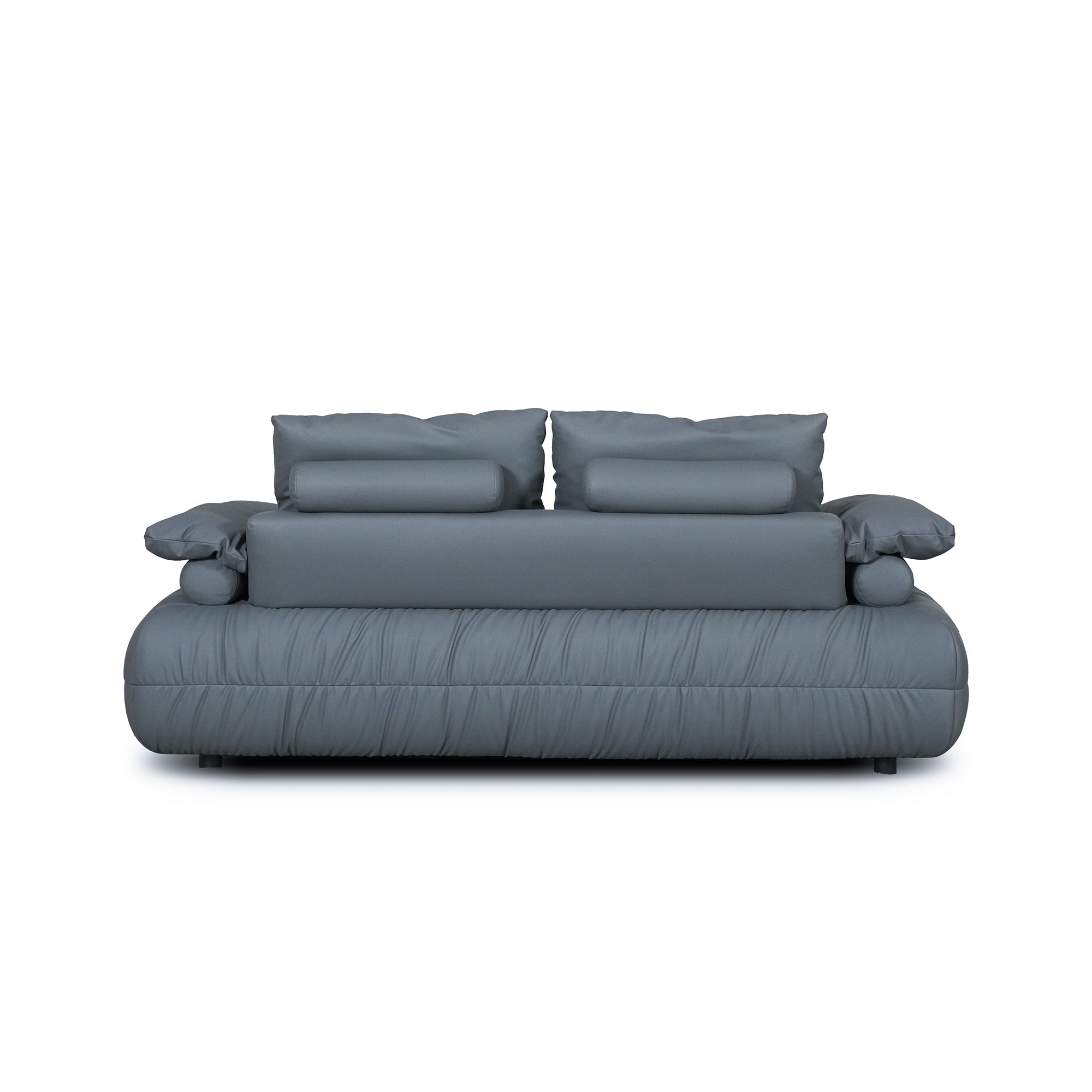 Palermo - Loveseat - Genuine Petrol Leather