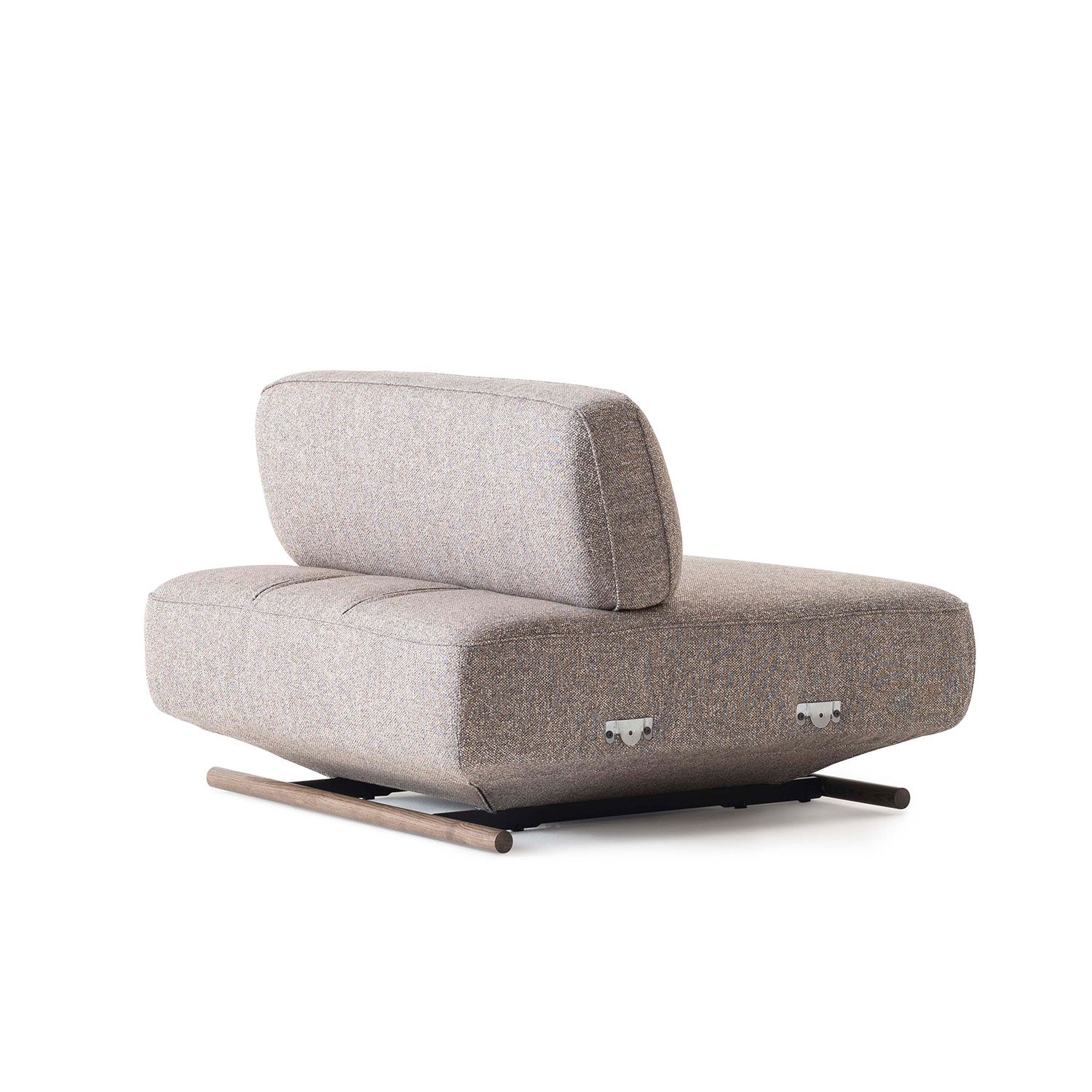 Mila - Module without armrest - Brown fabric