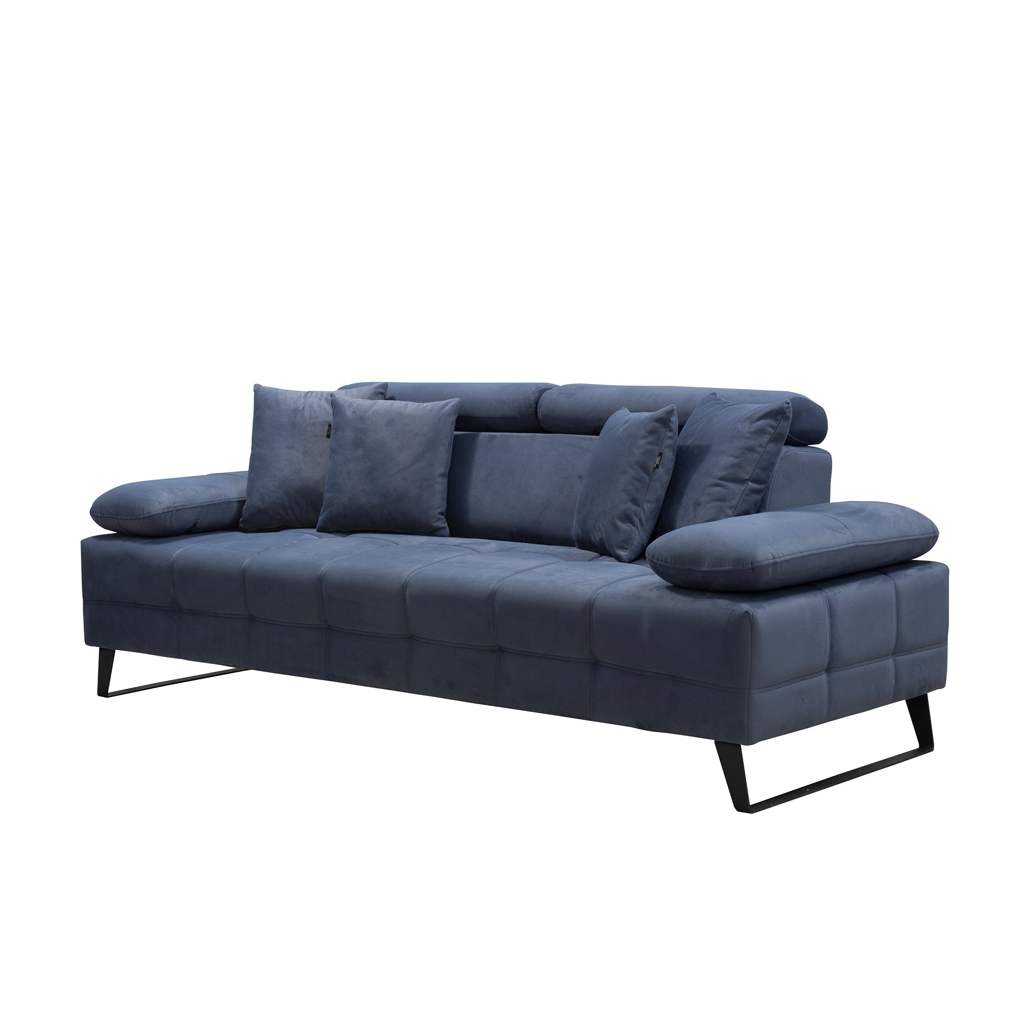 Luna - Loveseat - Anthracite Fabric
