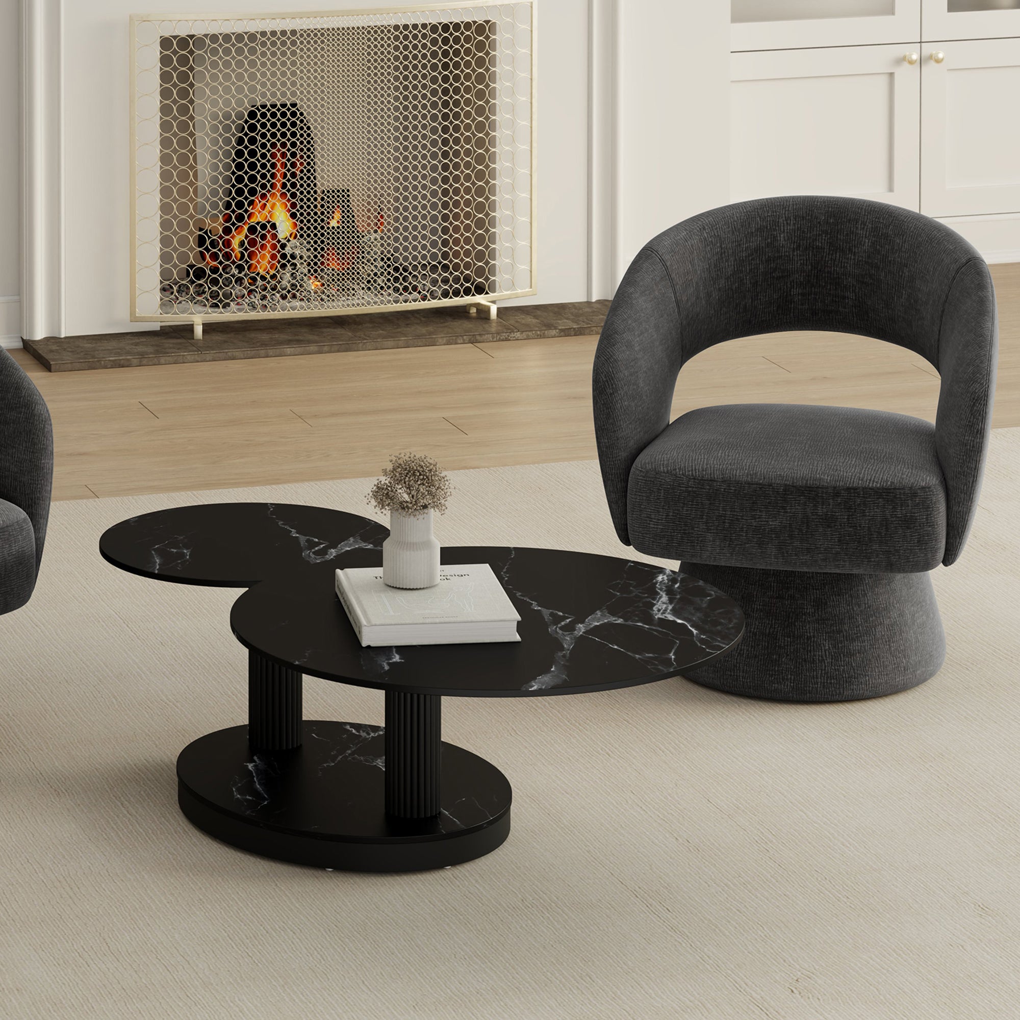 Elara - Coffee Table - Black