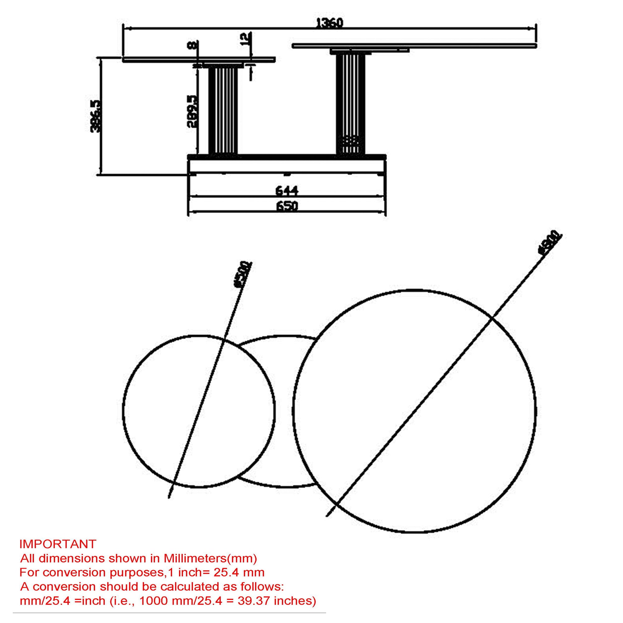 Elara - Coffee Table - Black